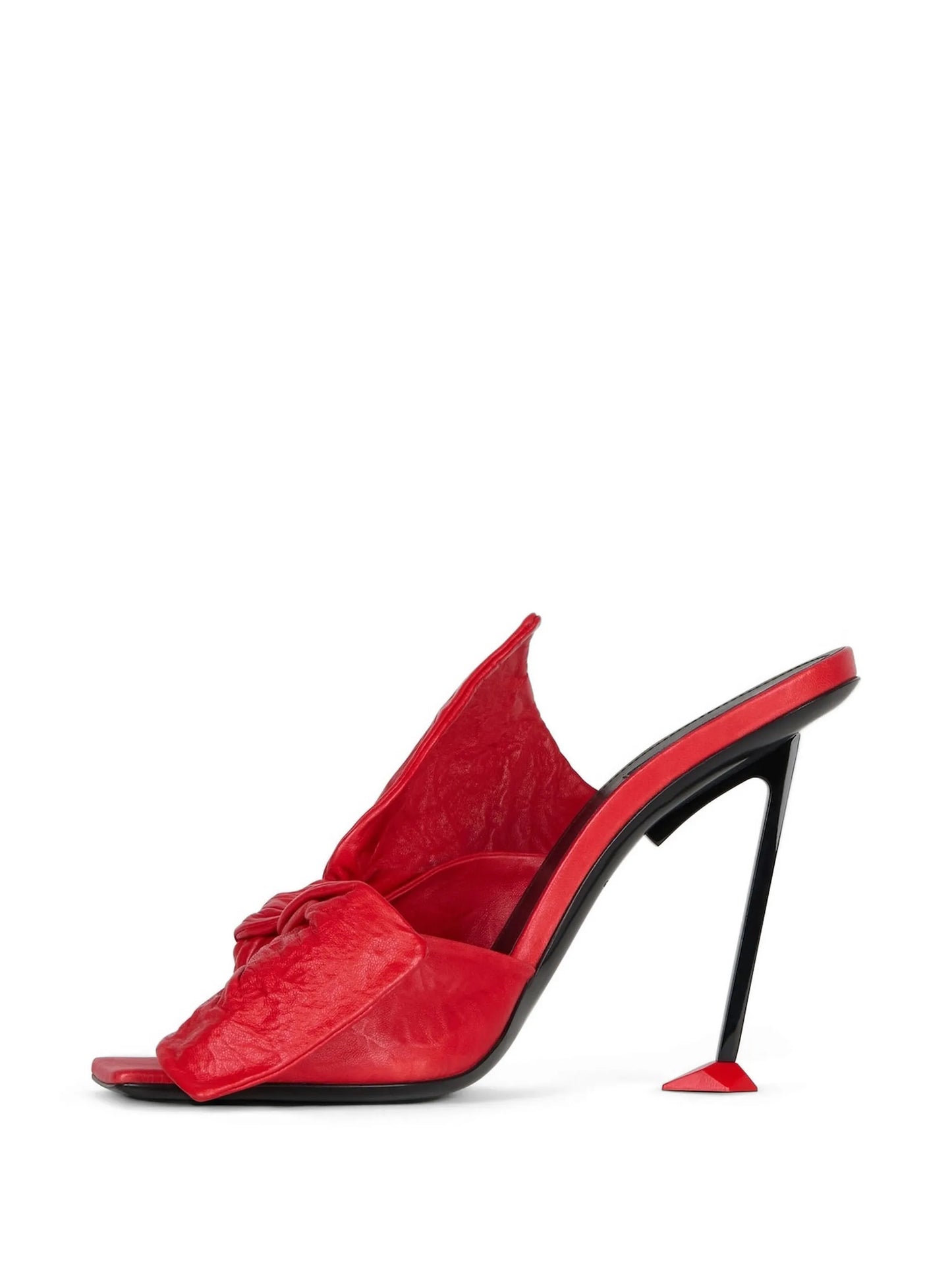 Boudoir bow-detail sandals