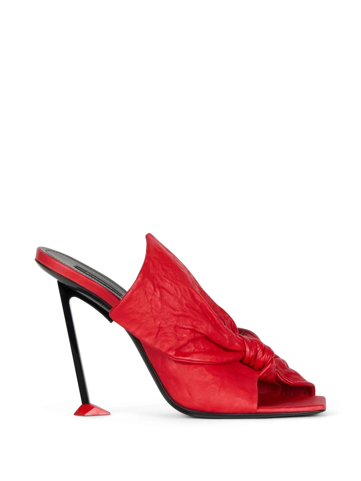 Boudoir bow-detail sandals