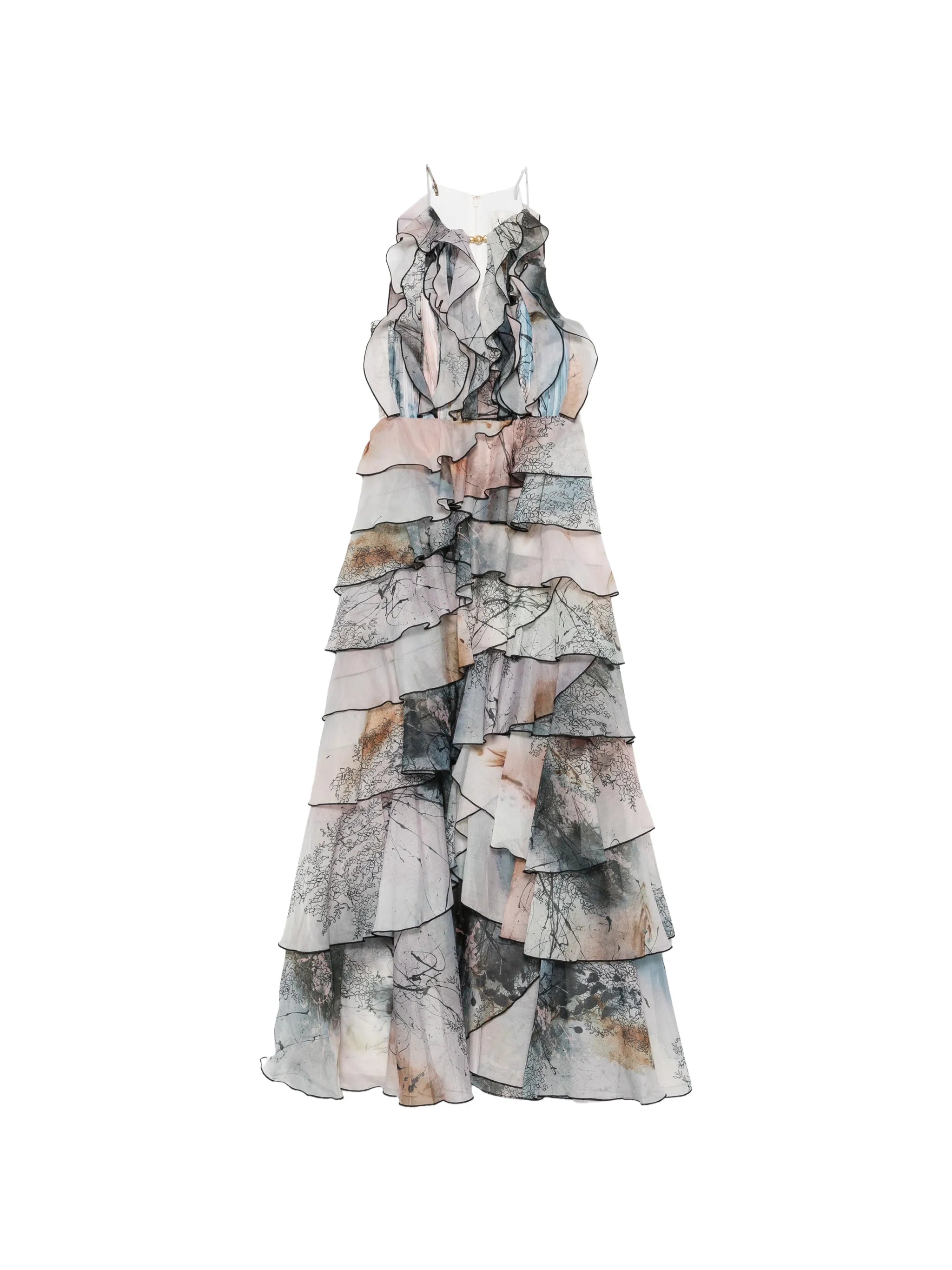 Cleo ruffled gown