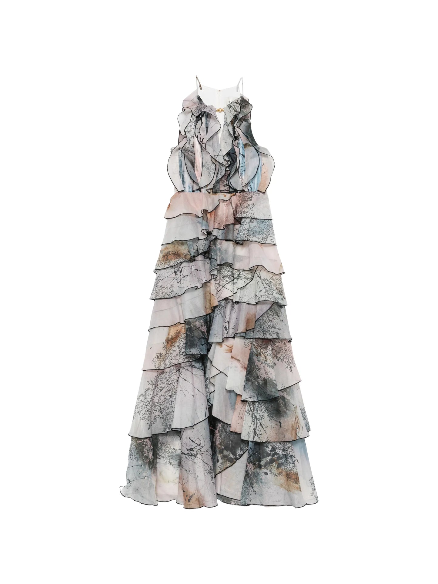 Cleo ruffled gown