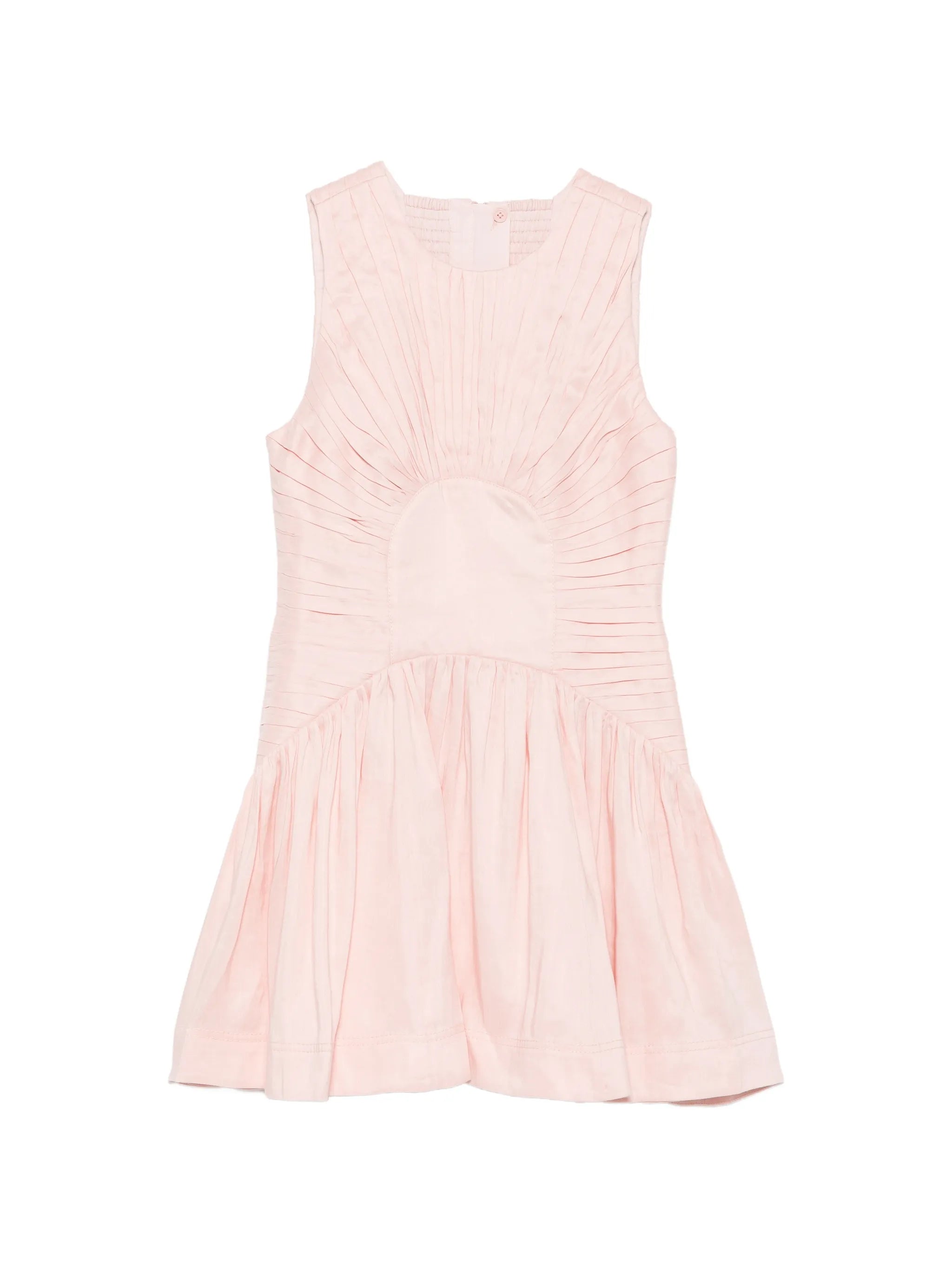 Medea pintucked sleeveless dress