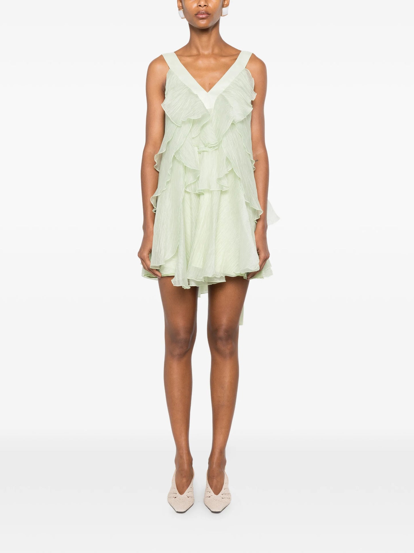 Athena ruffled dress