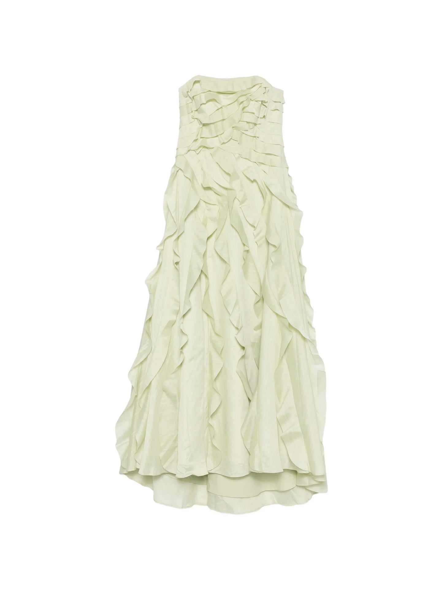 Allairie ruffled gown