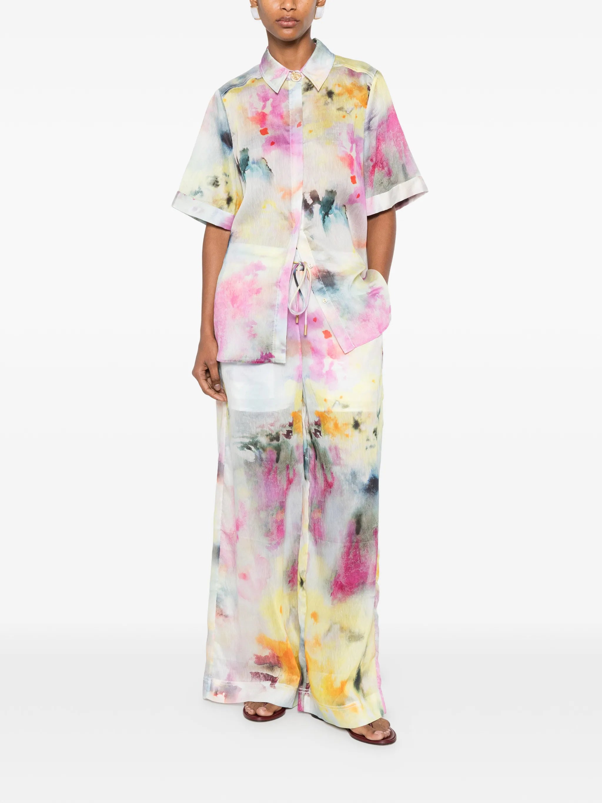 Adina floral-print shirt