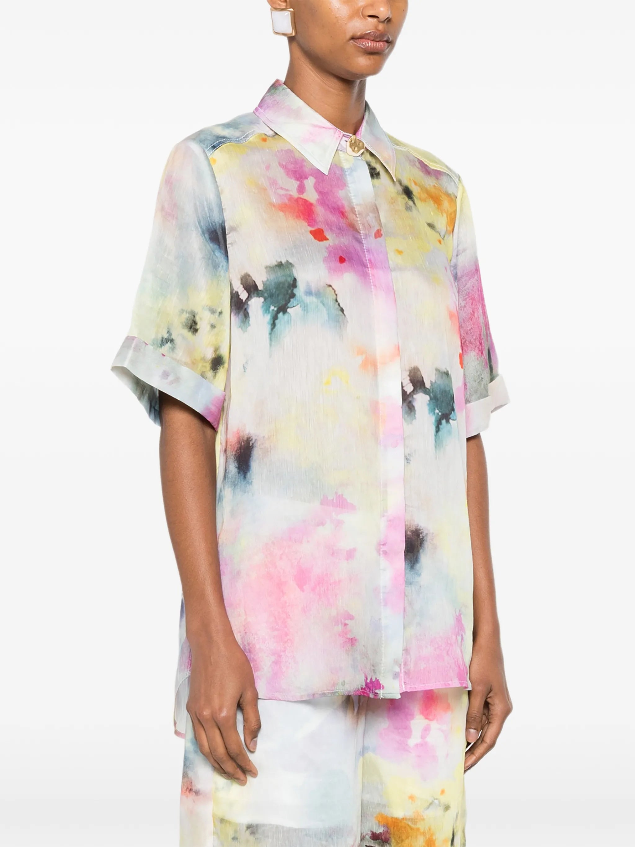 Adina floral-print shirt