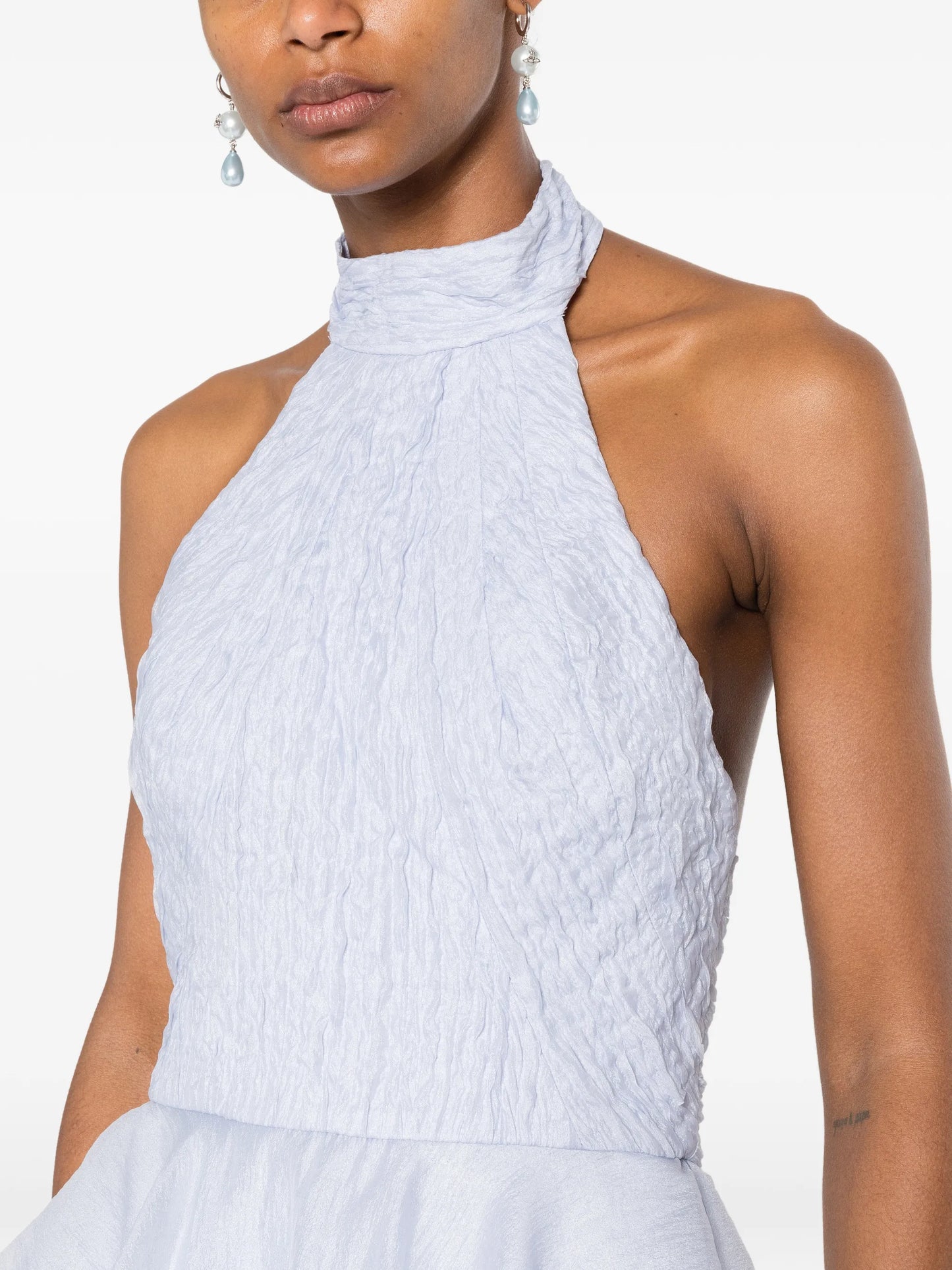 Fayette ruffled gown