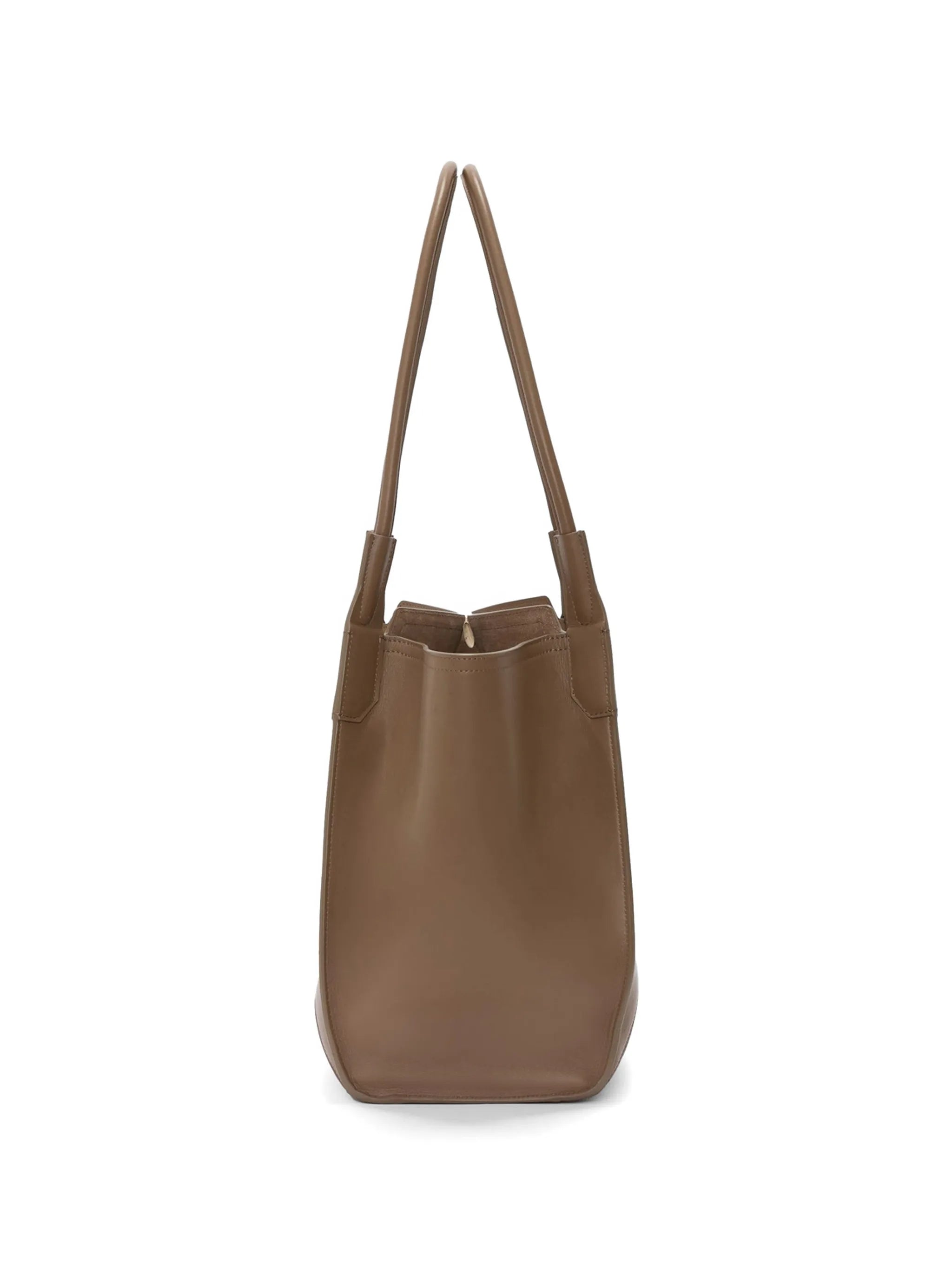 Victoria panelled leather tote bag
