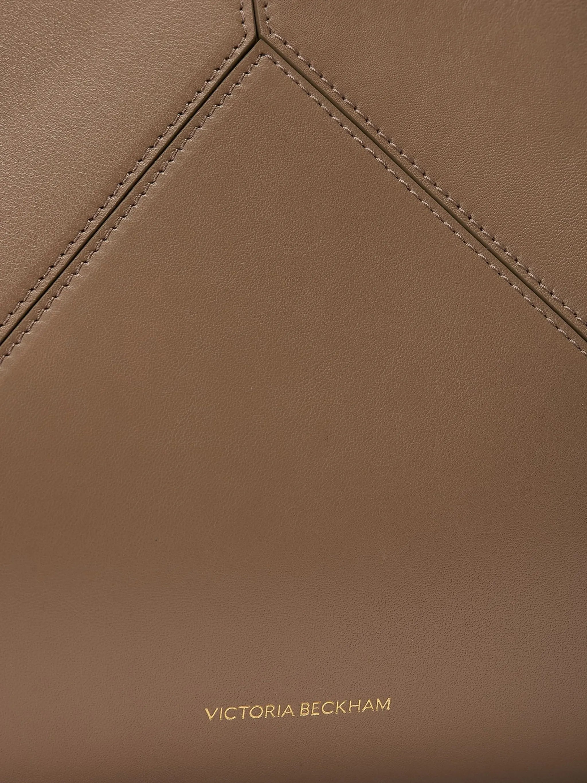 Victoria panelled leather tote bag