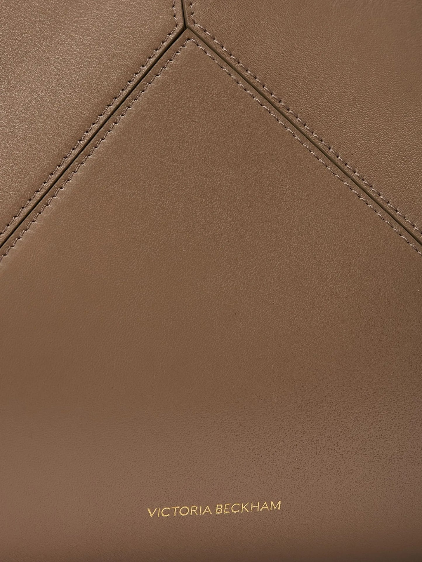Victoria panelled leather tote bag