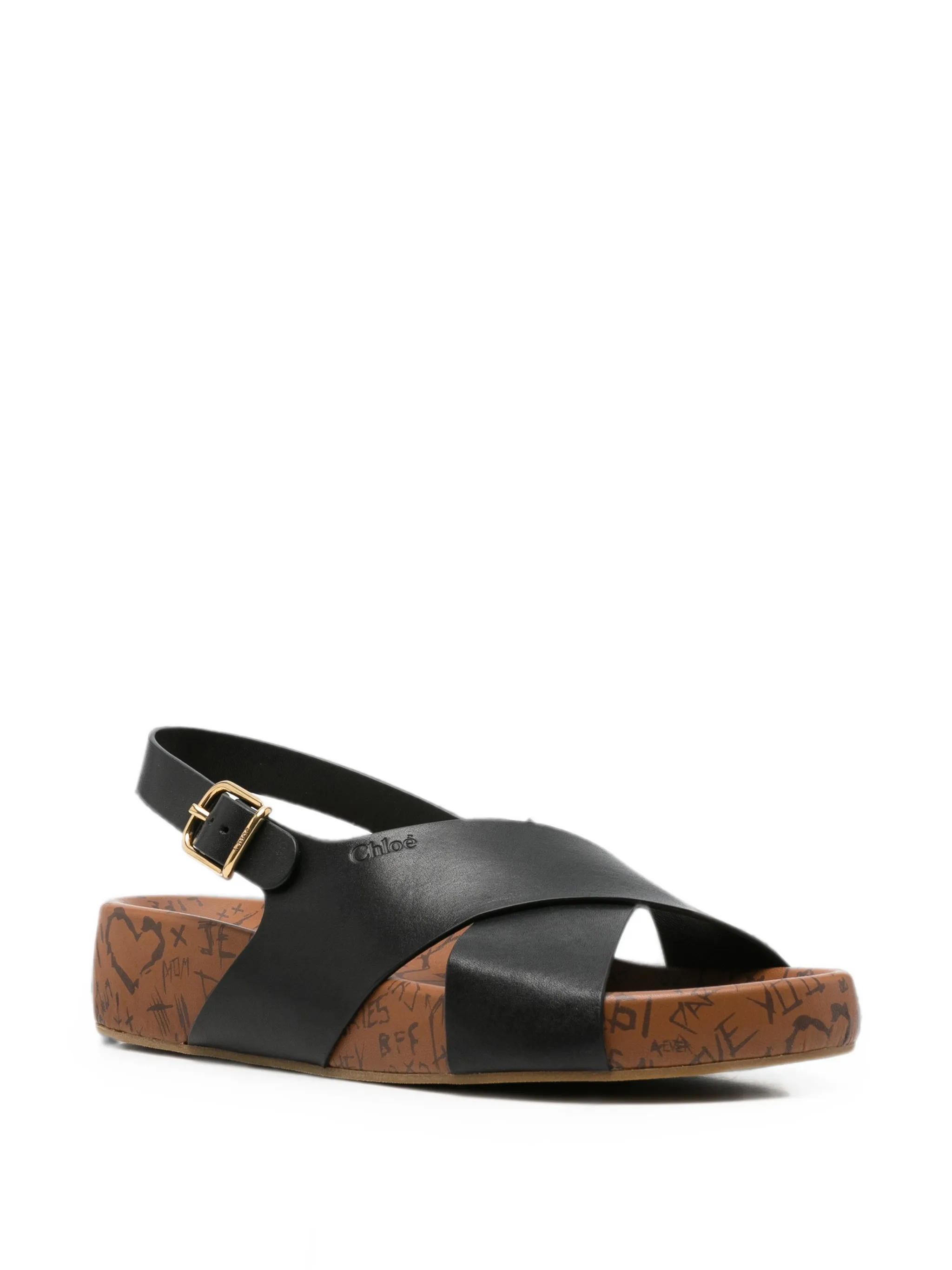 crossover-strap sandals