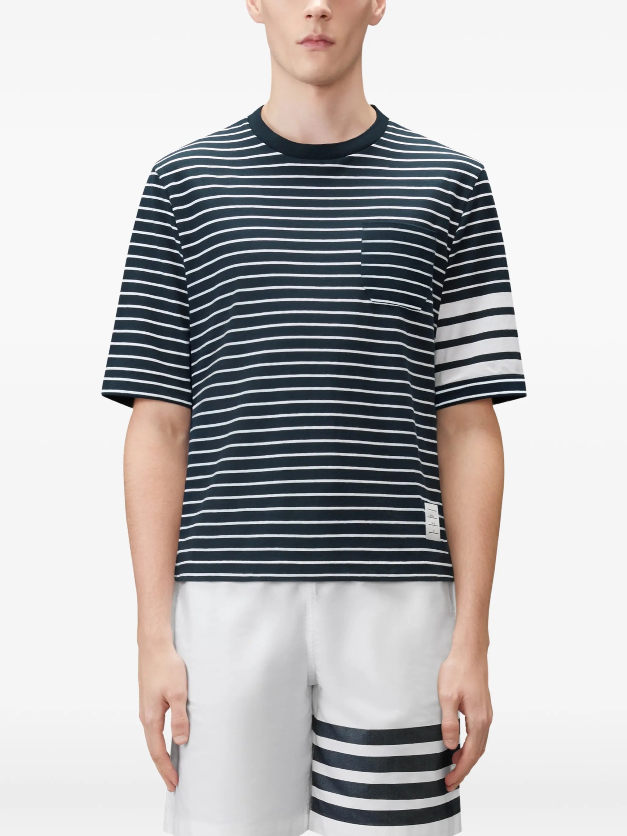 4-Bar striped T-shirt