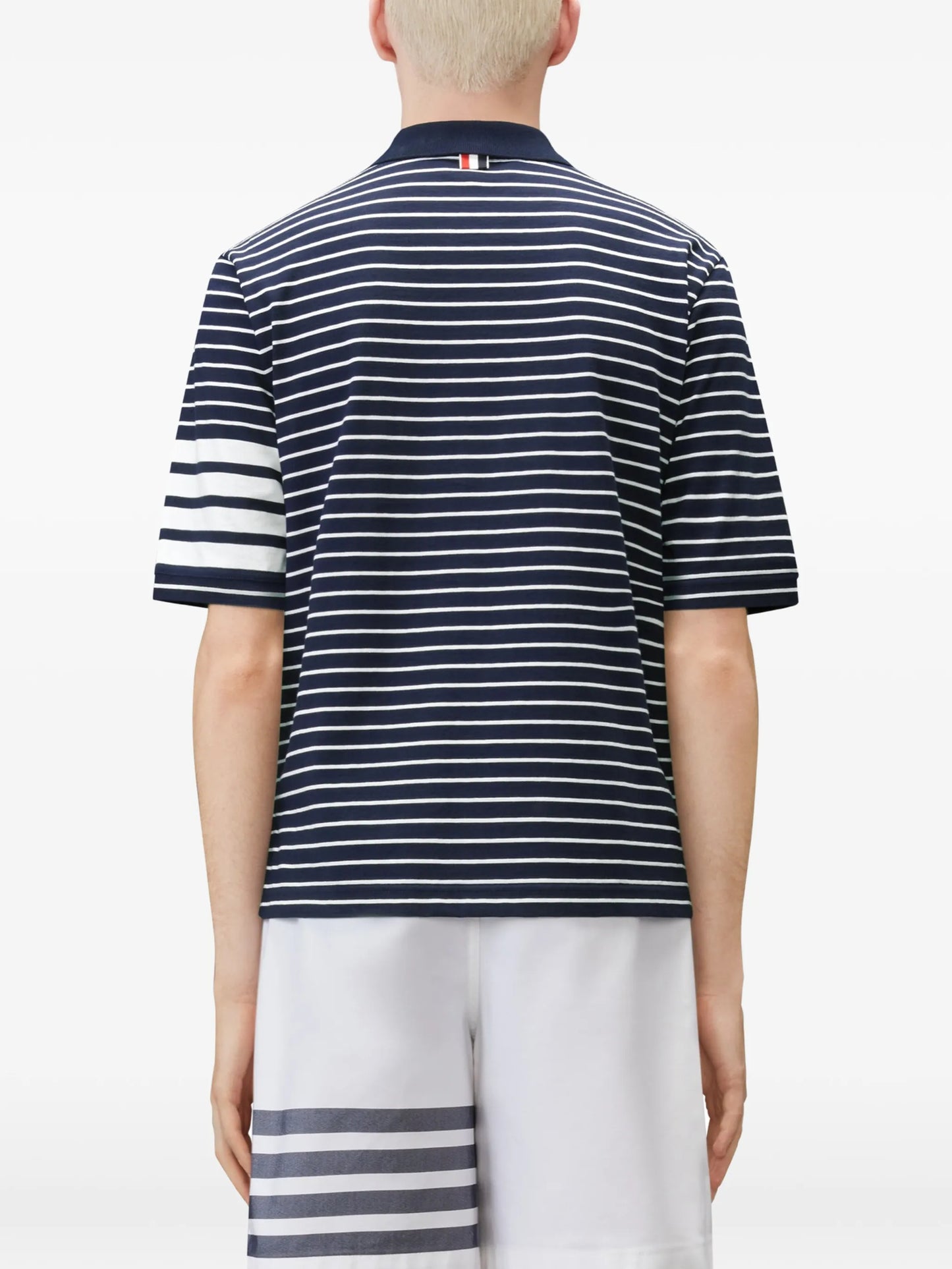 4-Bar striped polo shirt