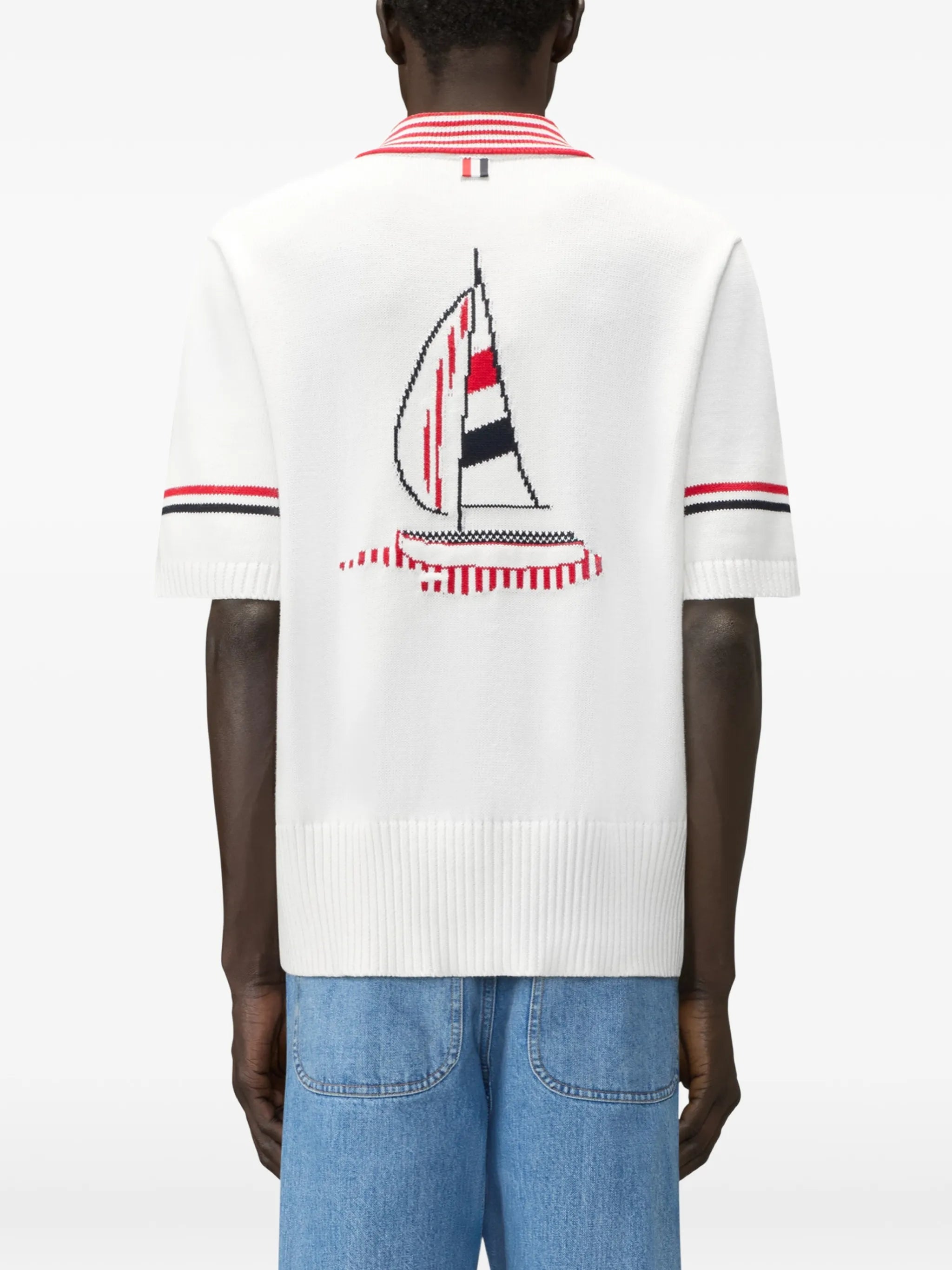RWB Armband sailboat polo shirt