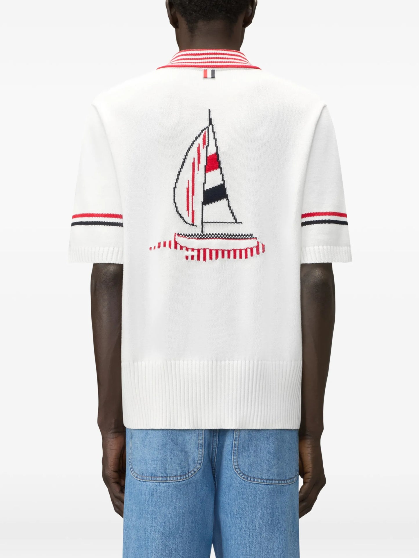RWB Armband sailboat polo shirt