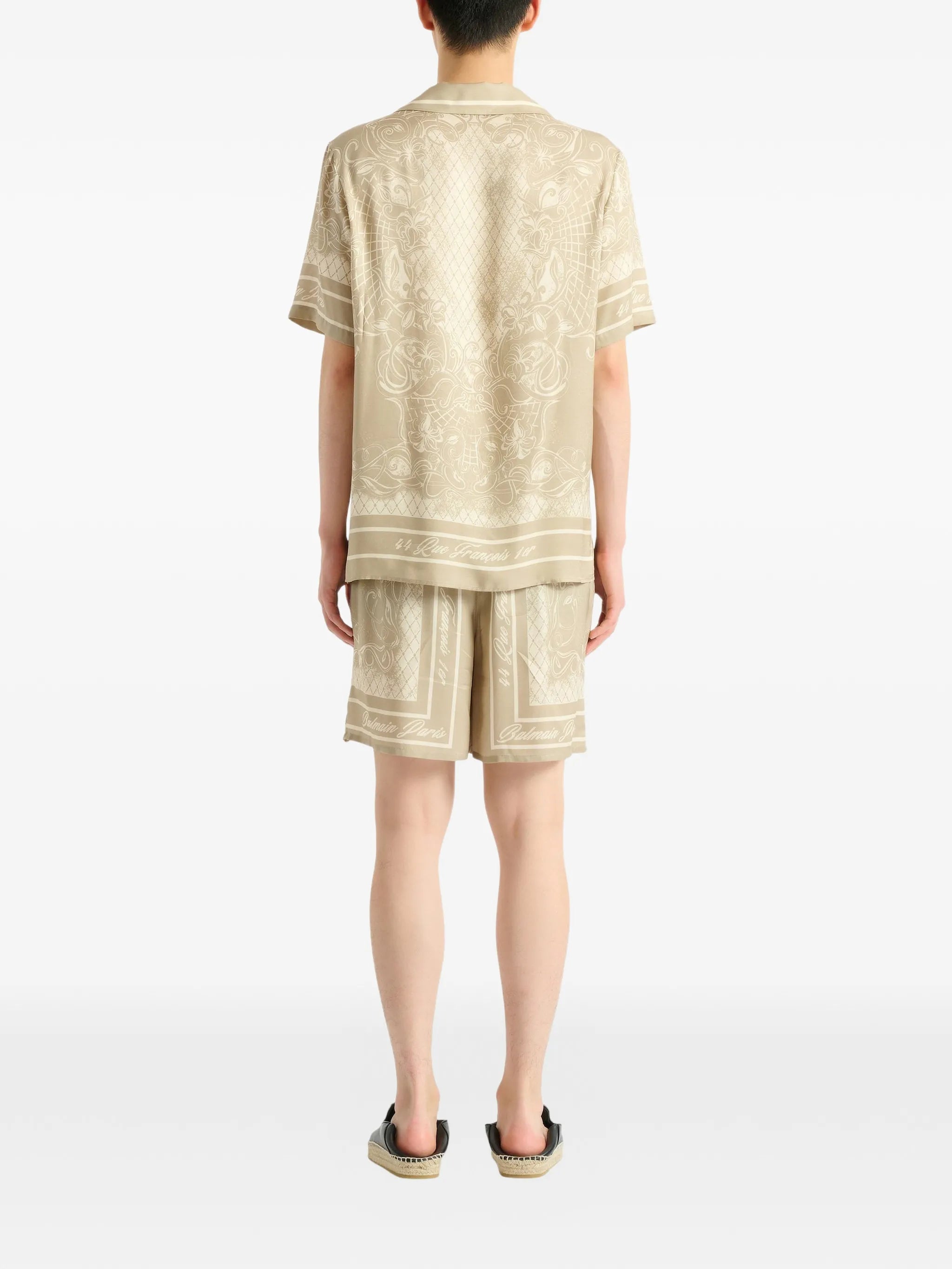 printed Foulard pyjama shirt
