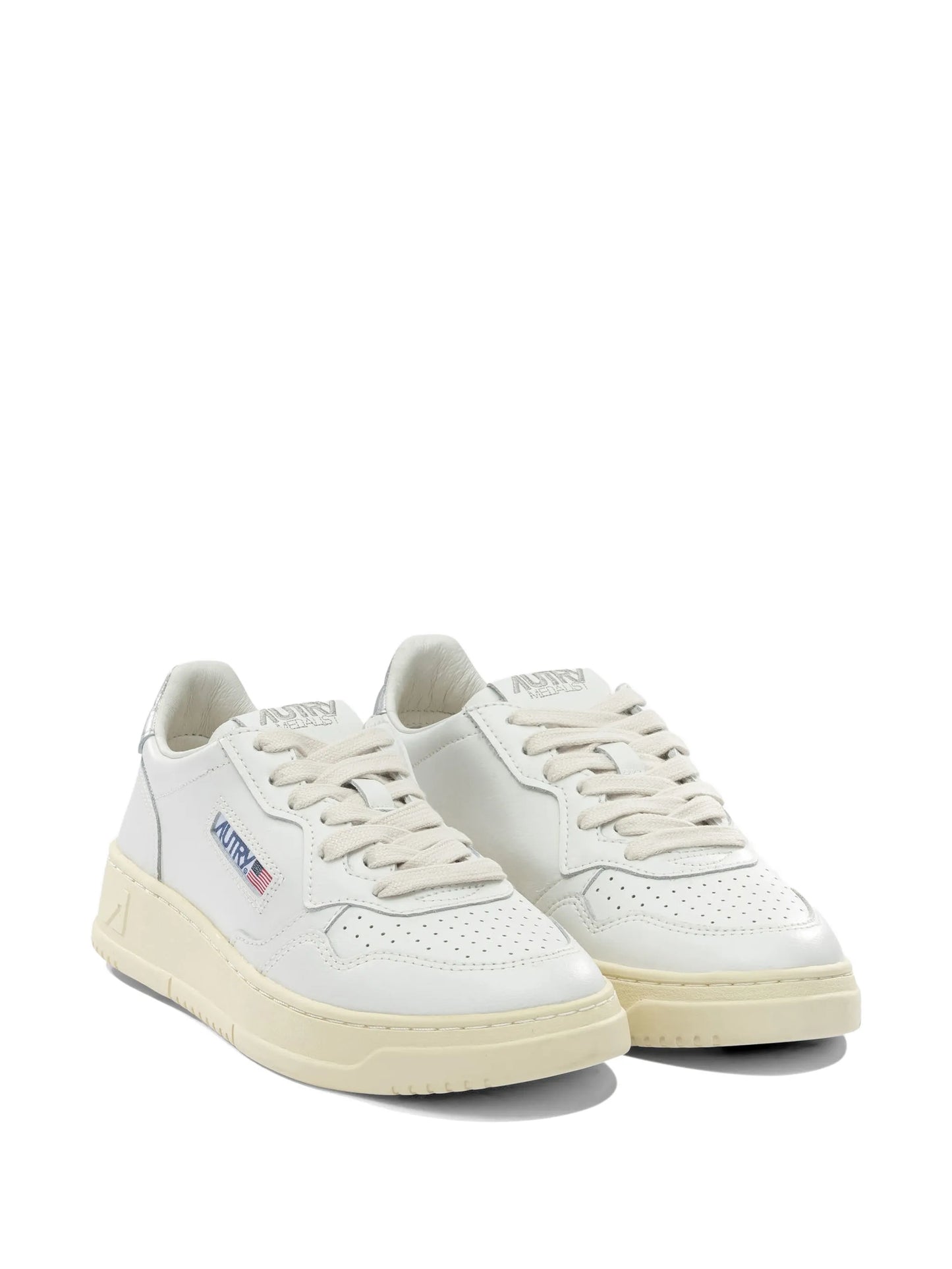 Medalist perforated leather sneakers