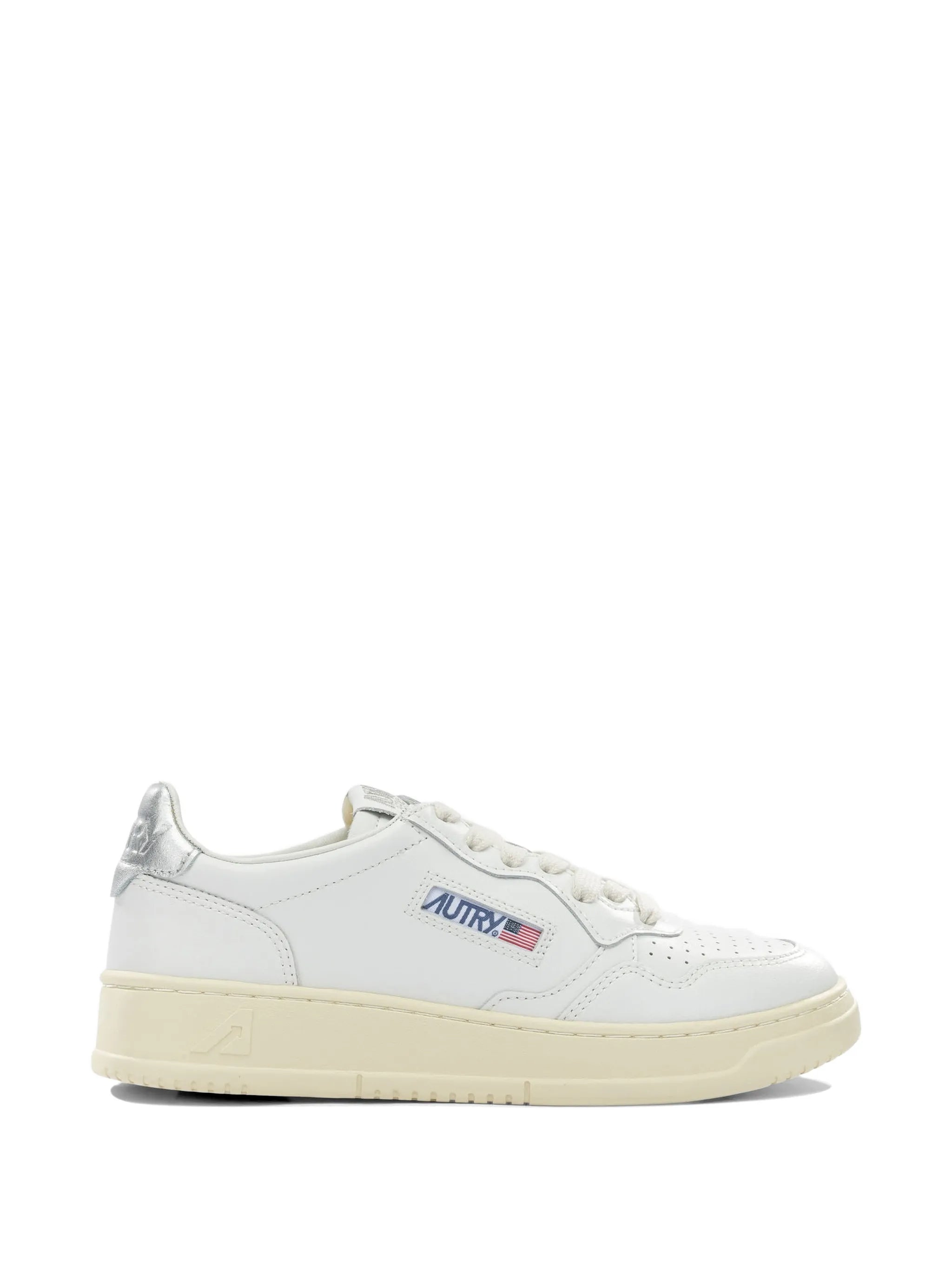 Medalist perforated leather sneakers