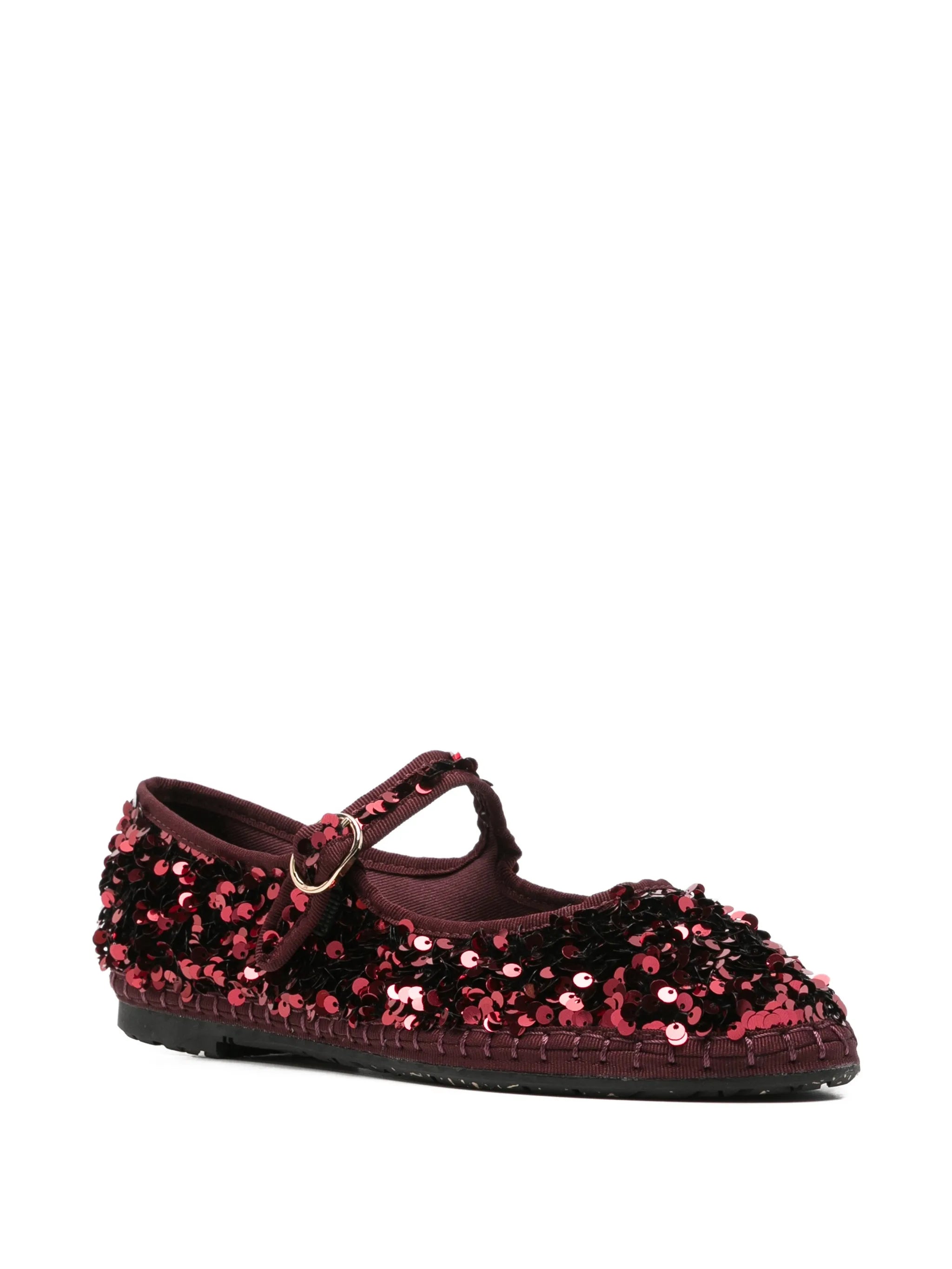 Little Prince sequin-embellished ballet flats