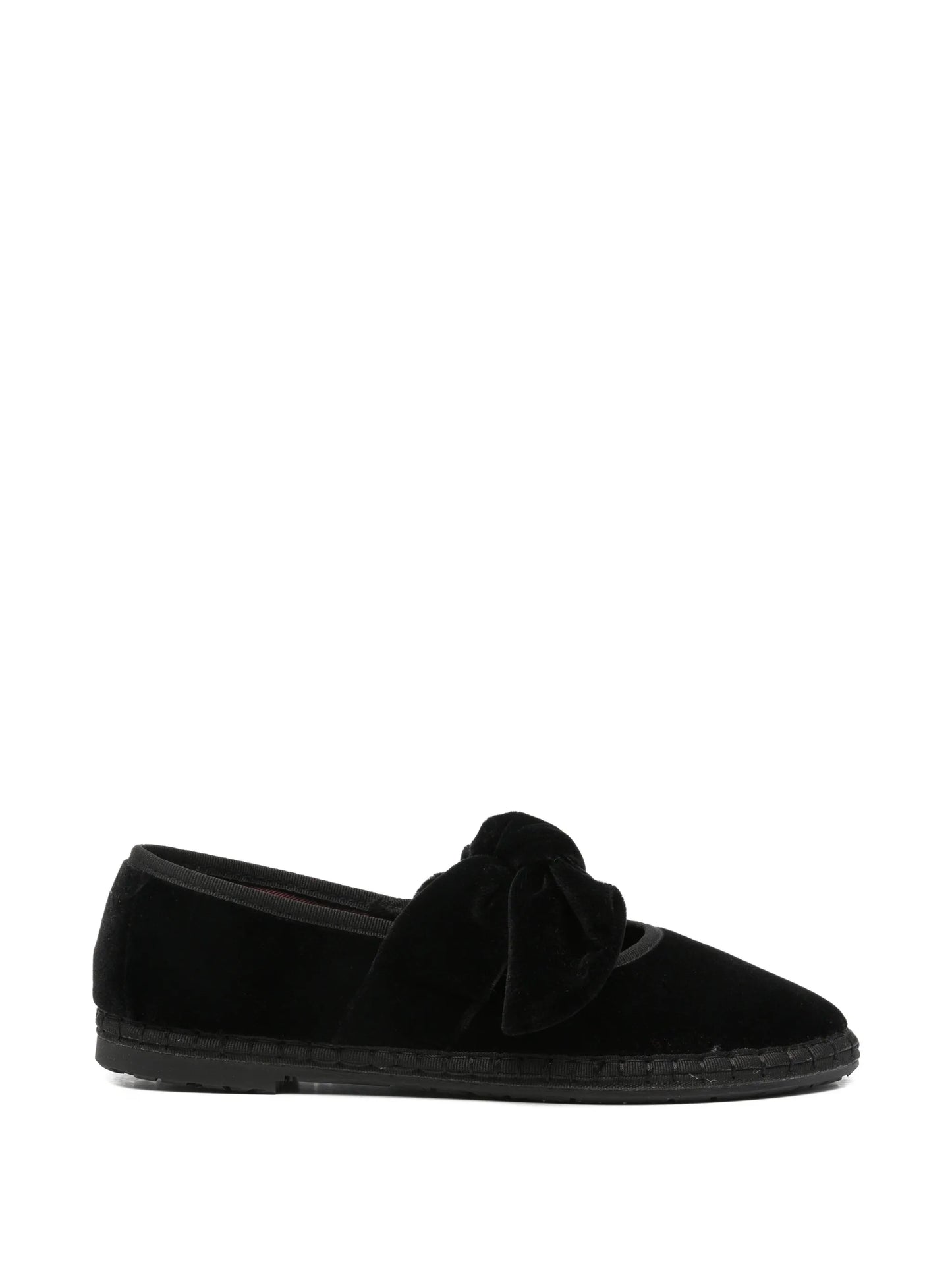 Lyra bow-detail ballet flats