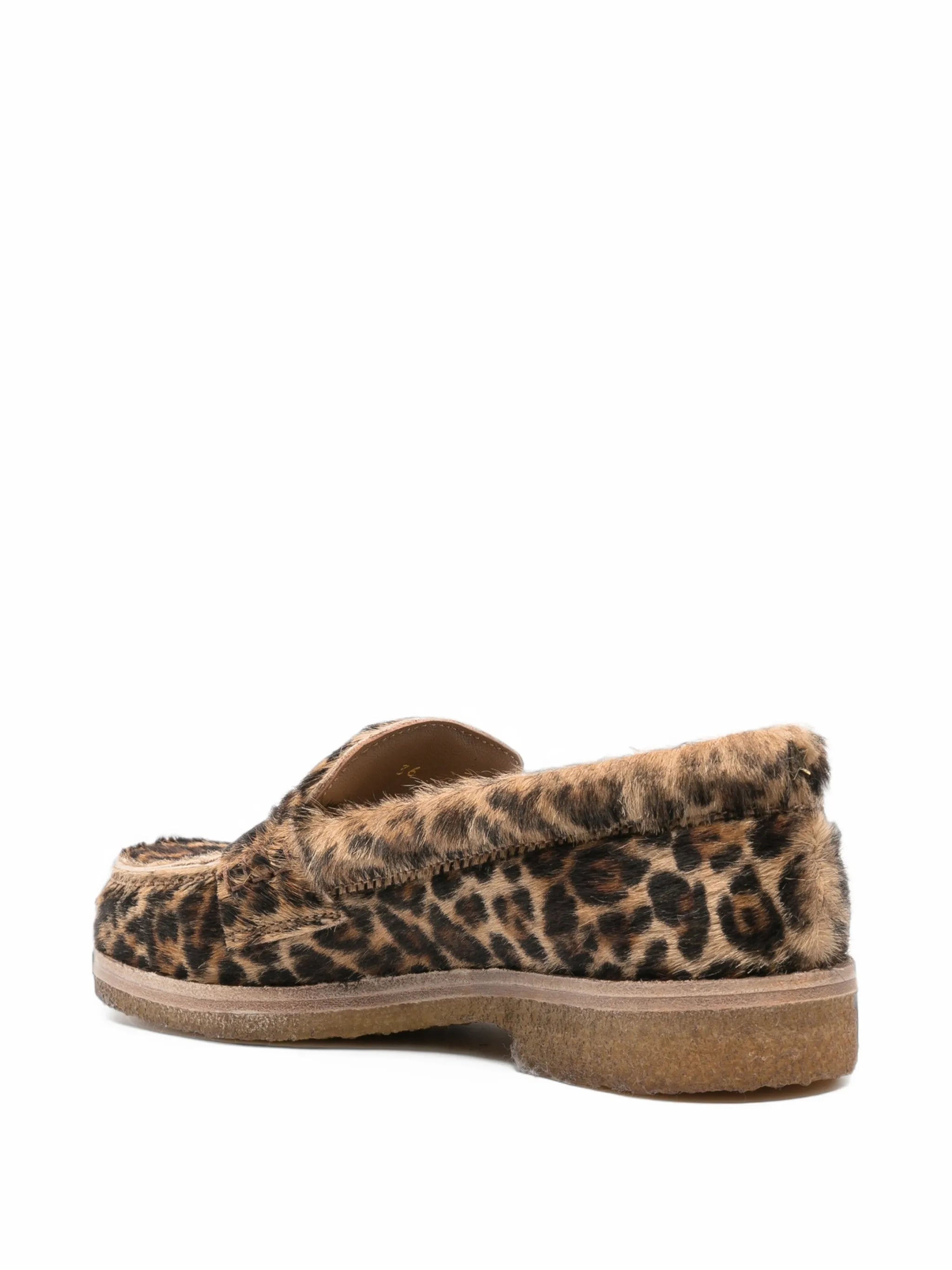Jerry loafers in leopard-print pony