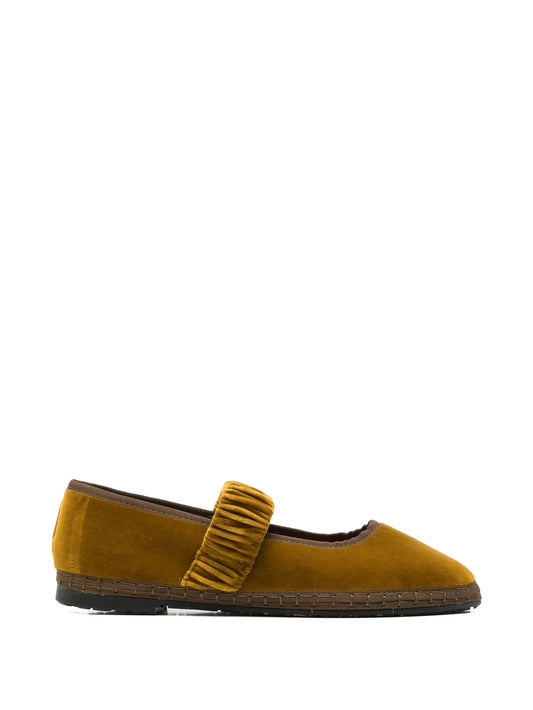 Mafalda velvet ballet flats