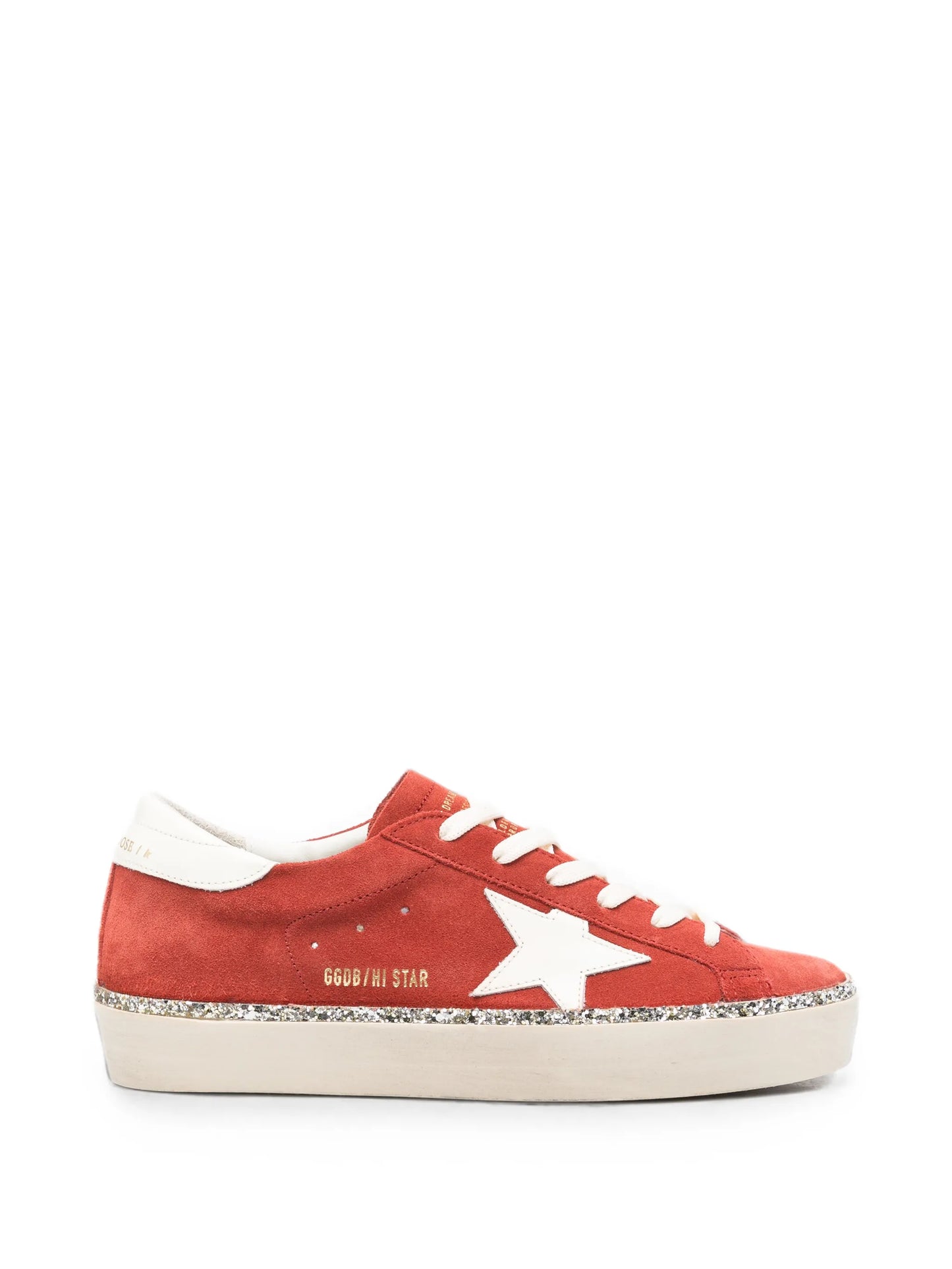 Hi Star glitter-trim sneakers