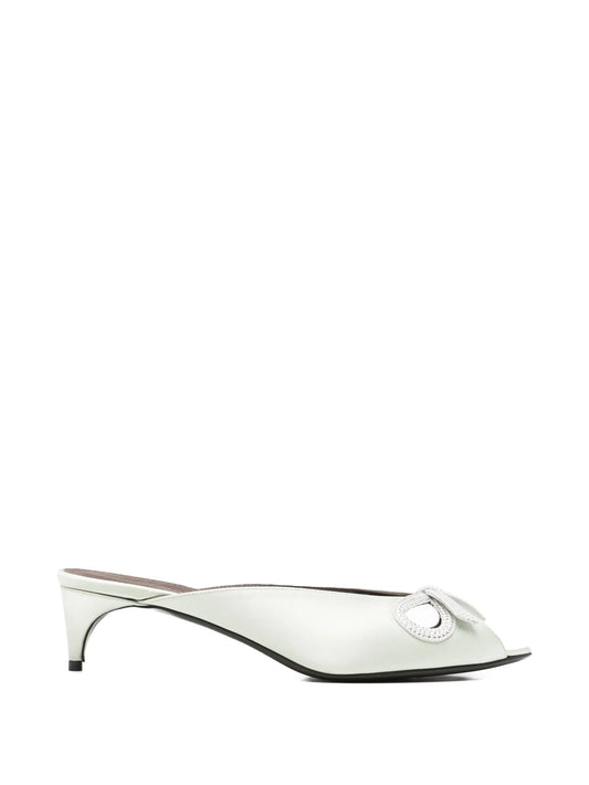 Audrey crystal-embellished mules