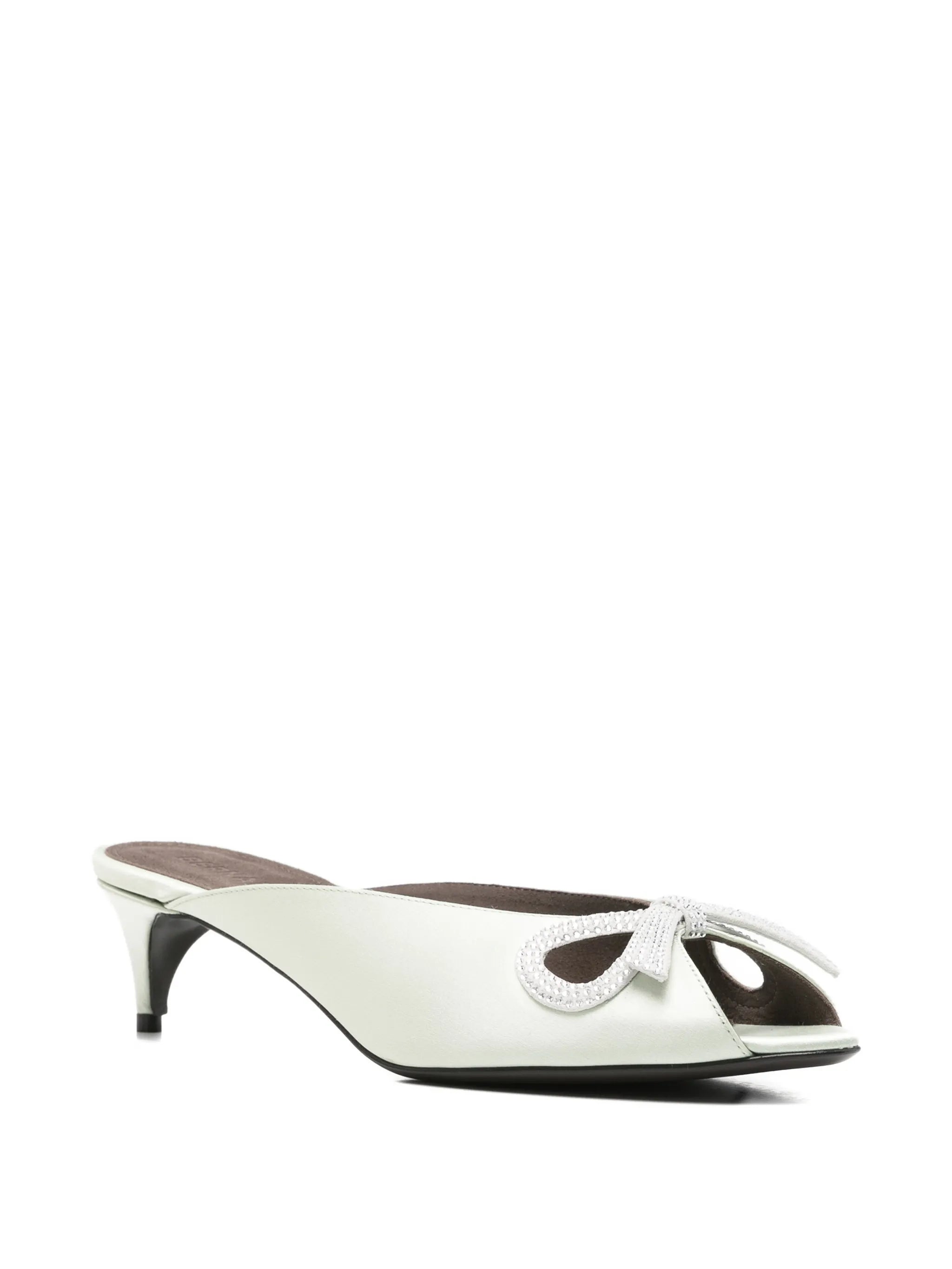 Audrey crystal-embellished mules