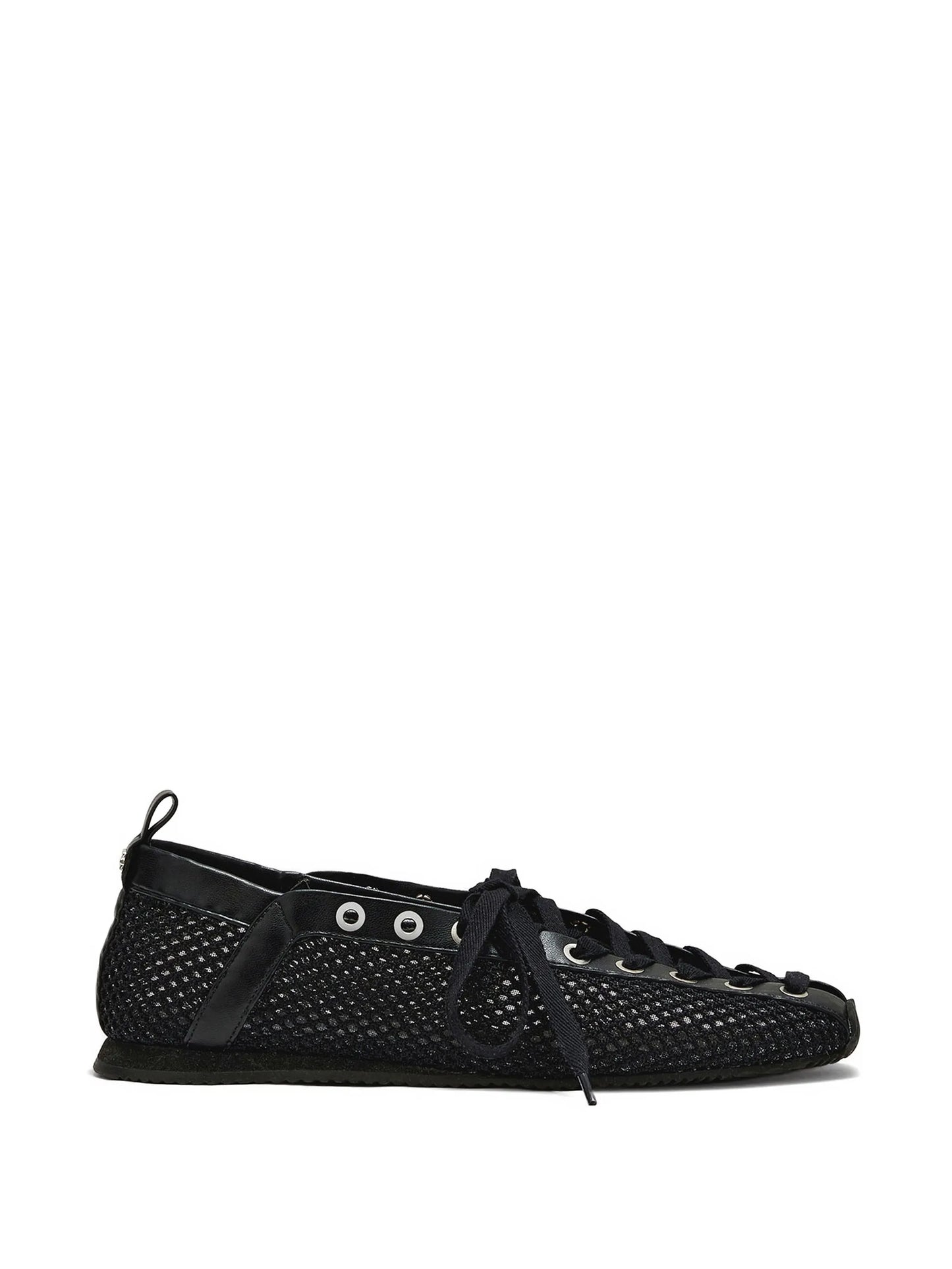 mesh ballet flats