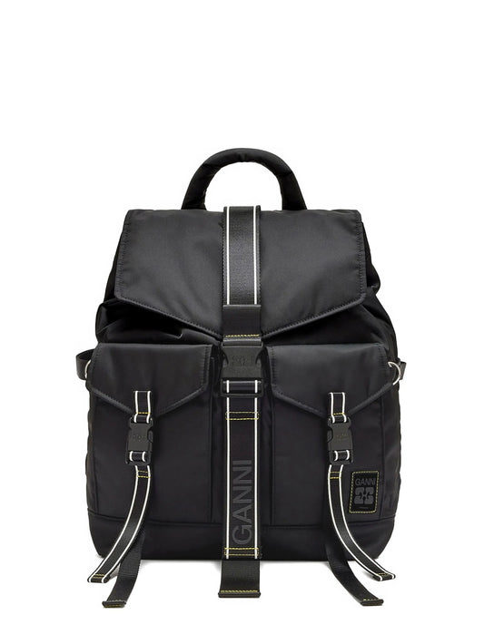 Re-Tech buckled backpack