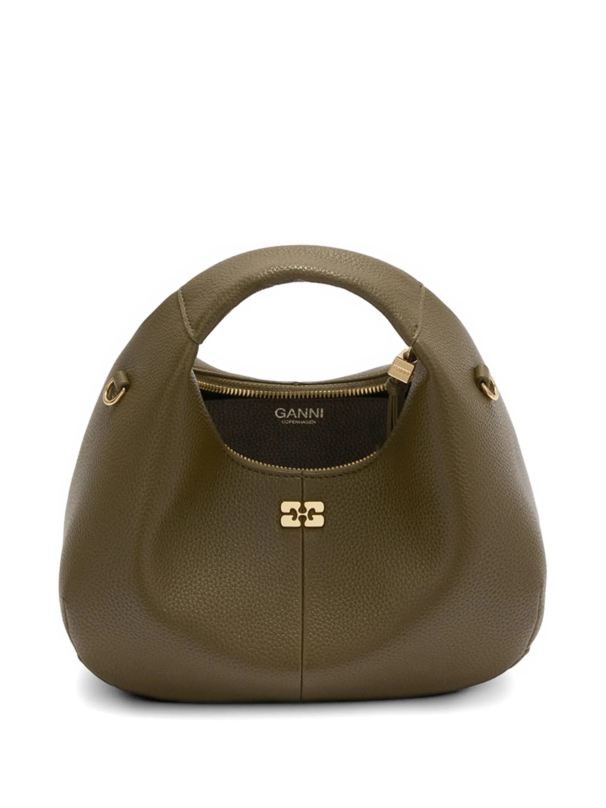 mini logo-plaque tote bag