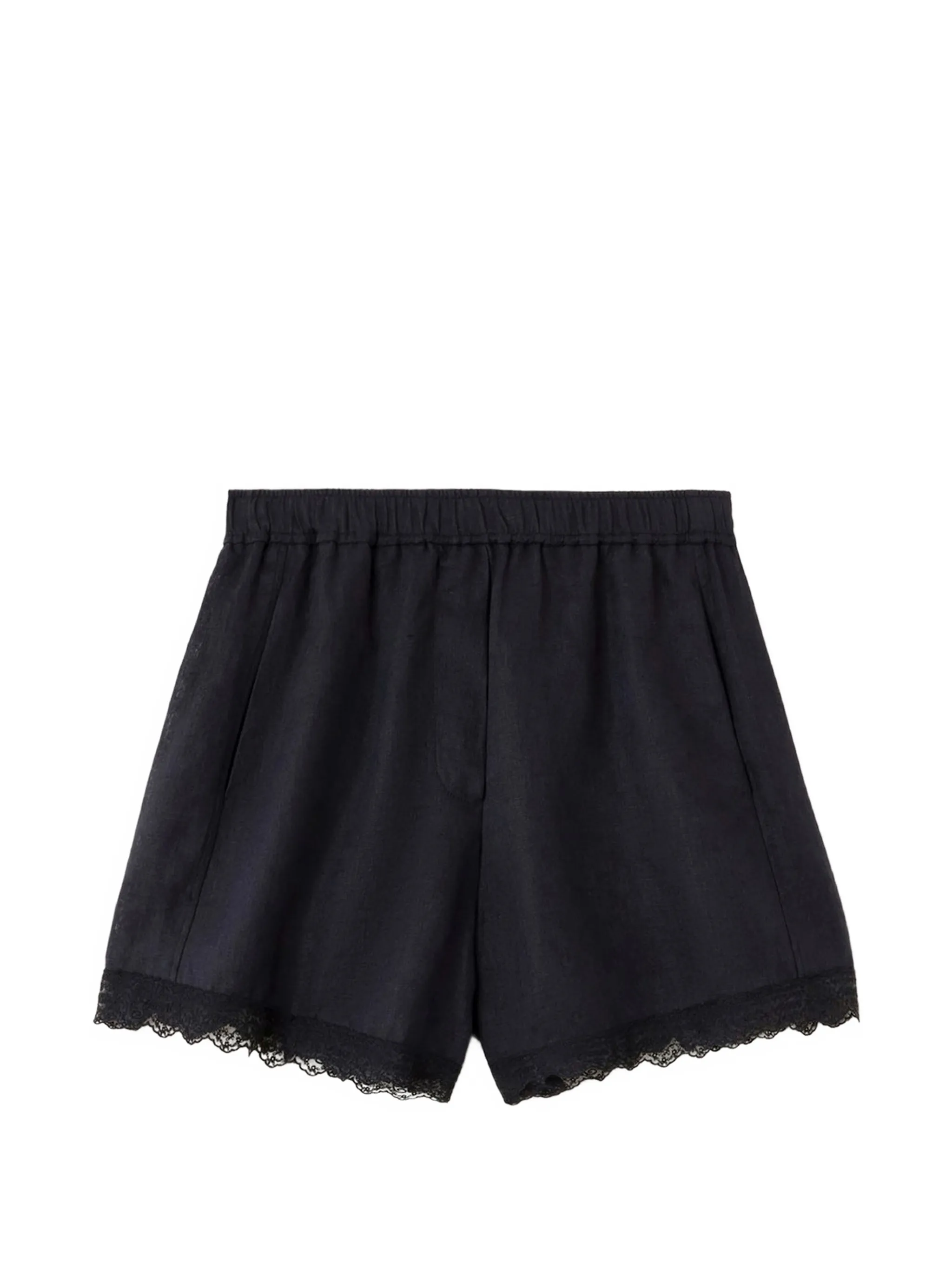shorts in linen