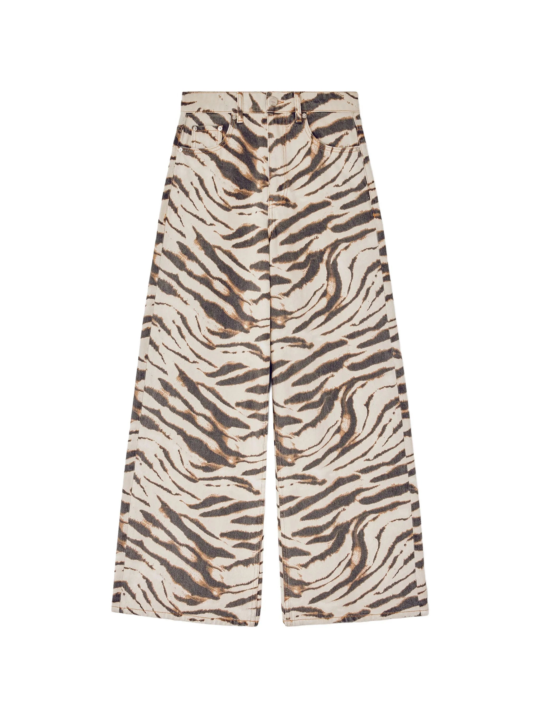 Lari zebra-print jeans