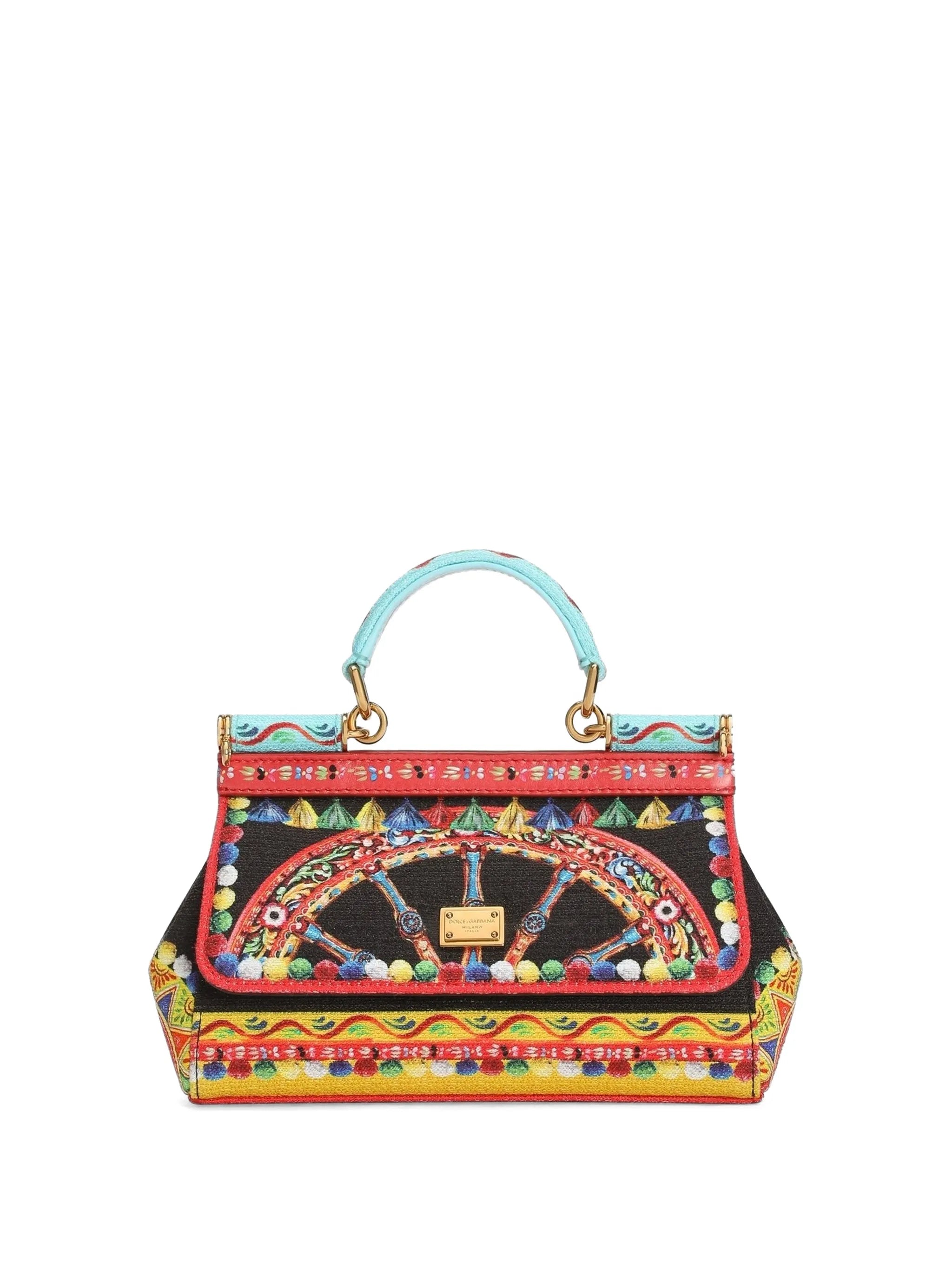 mini Carretto-print Sicily handbag
