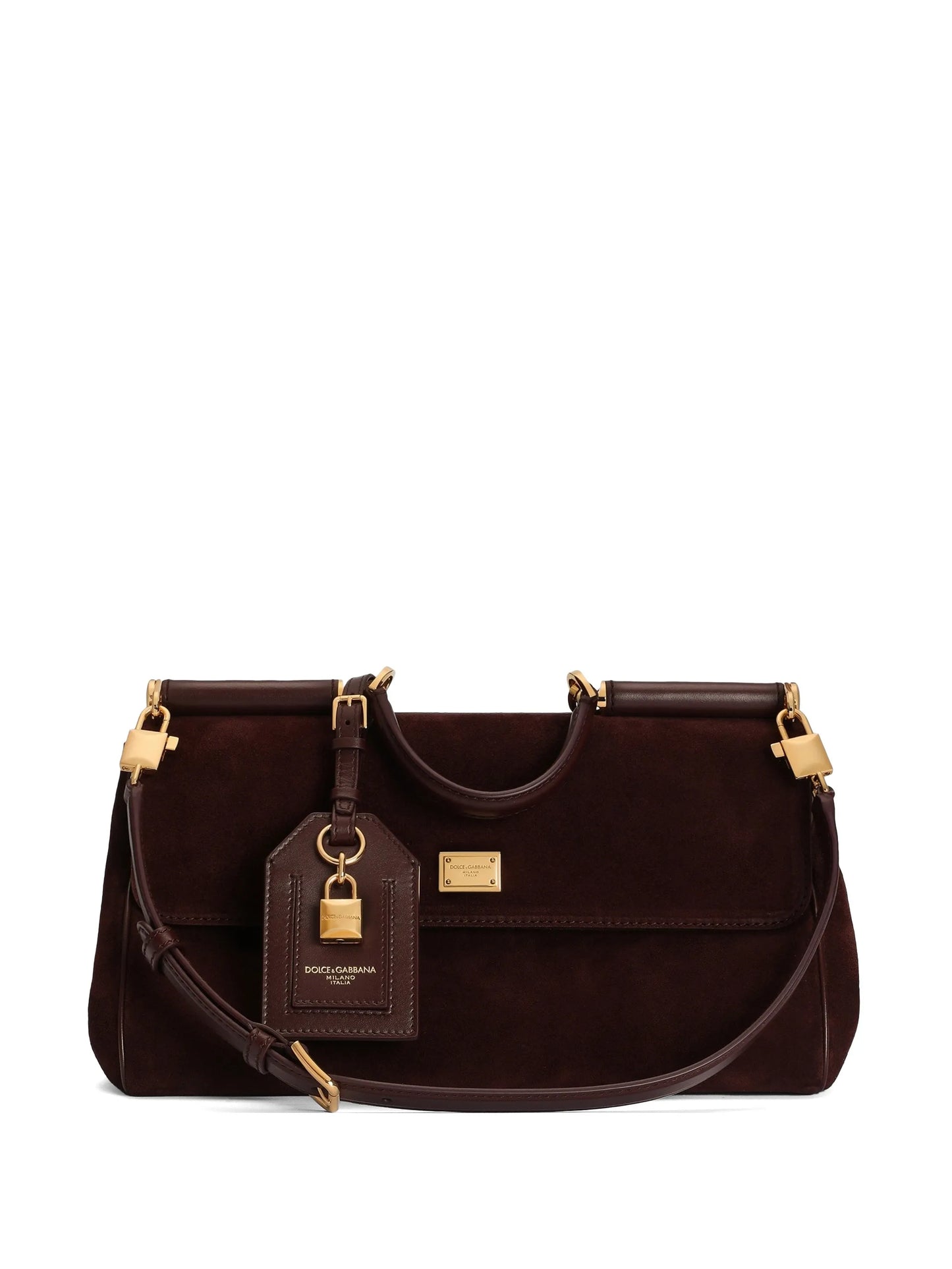 medium My Sicily handbag in split-calfskin