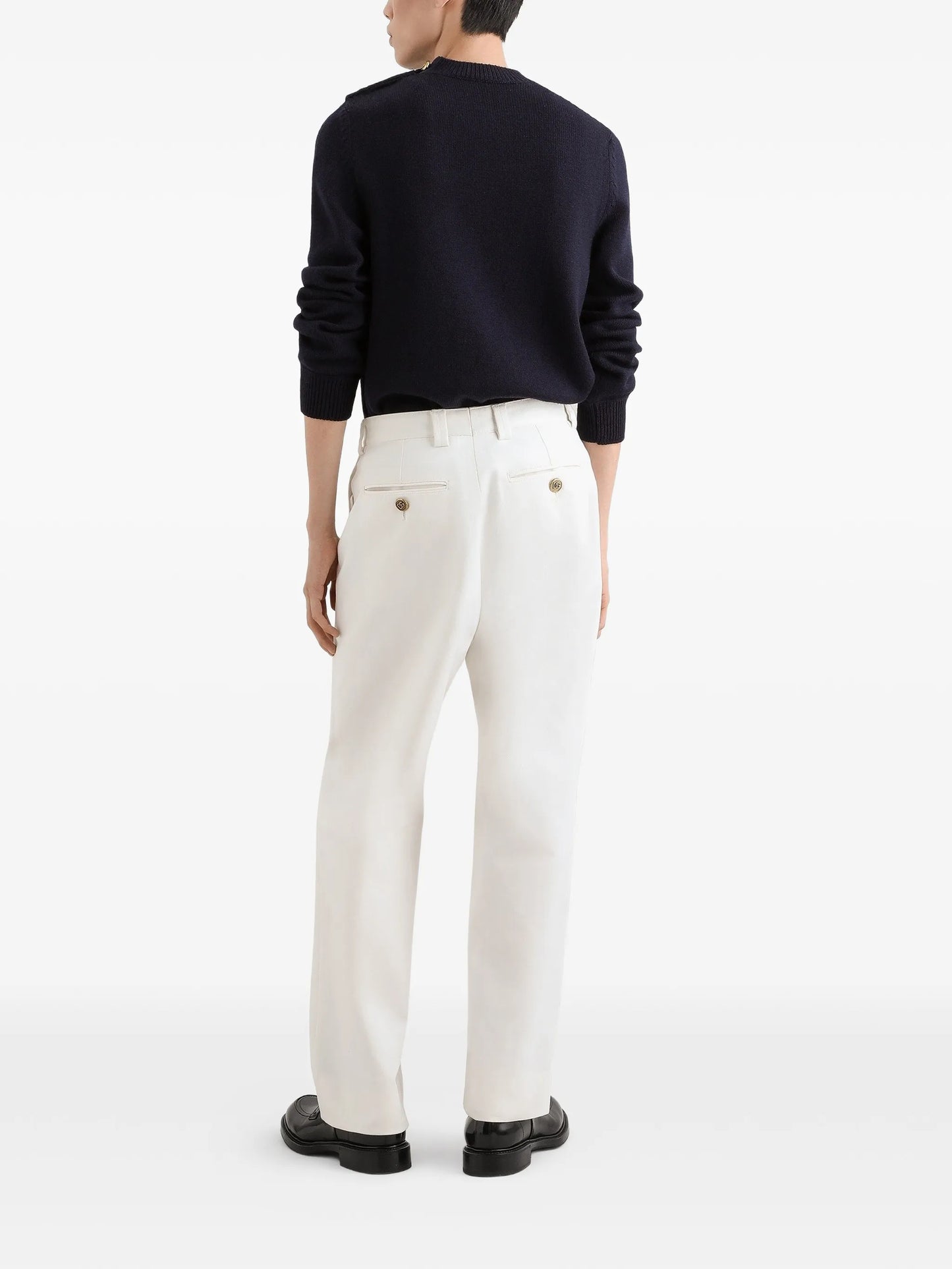 smooth-knit pullover