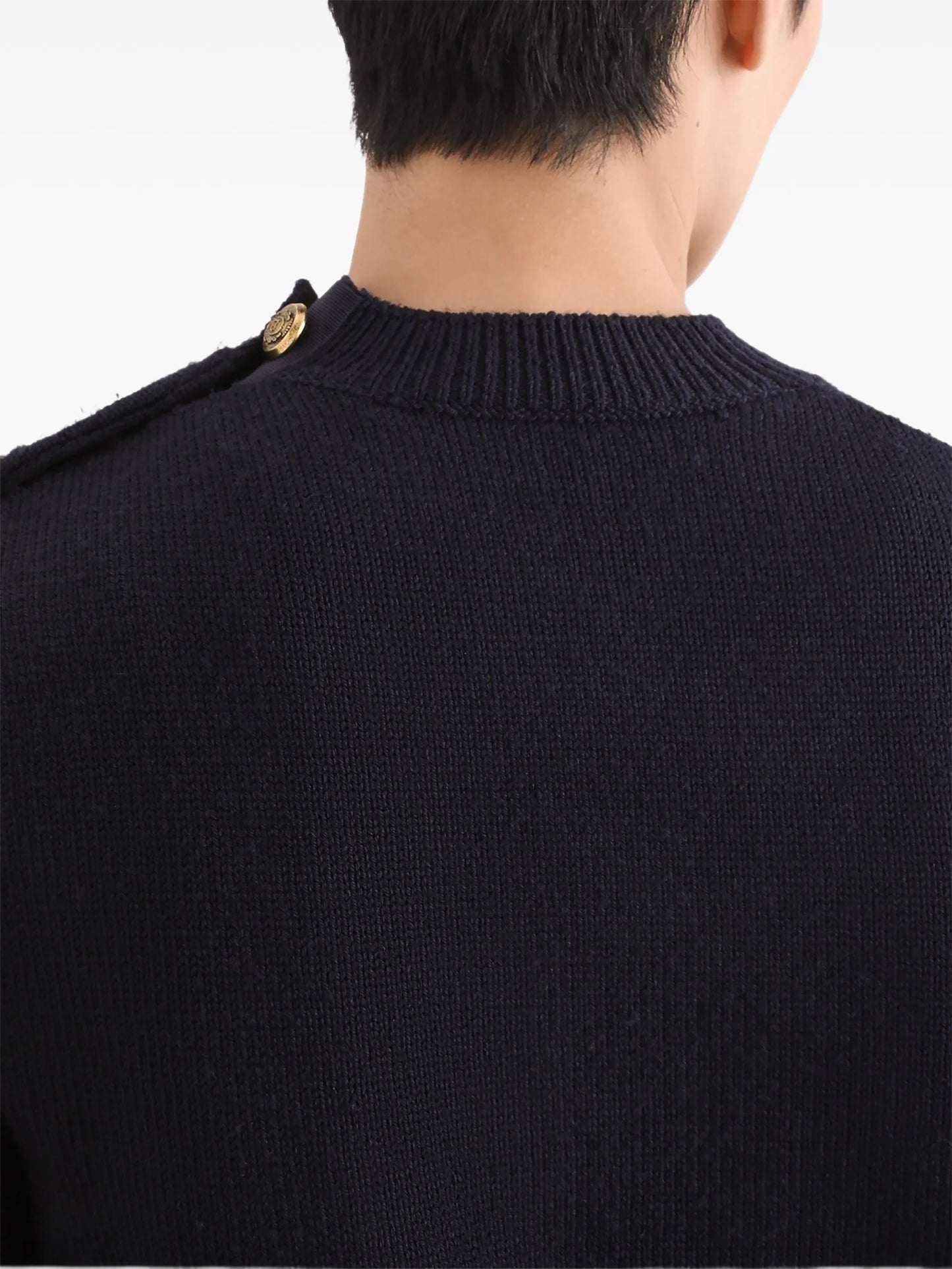 smooth-knit pullover