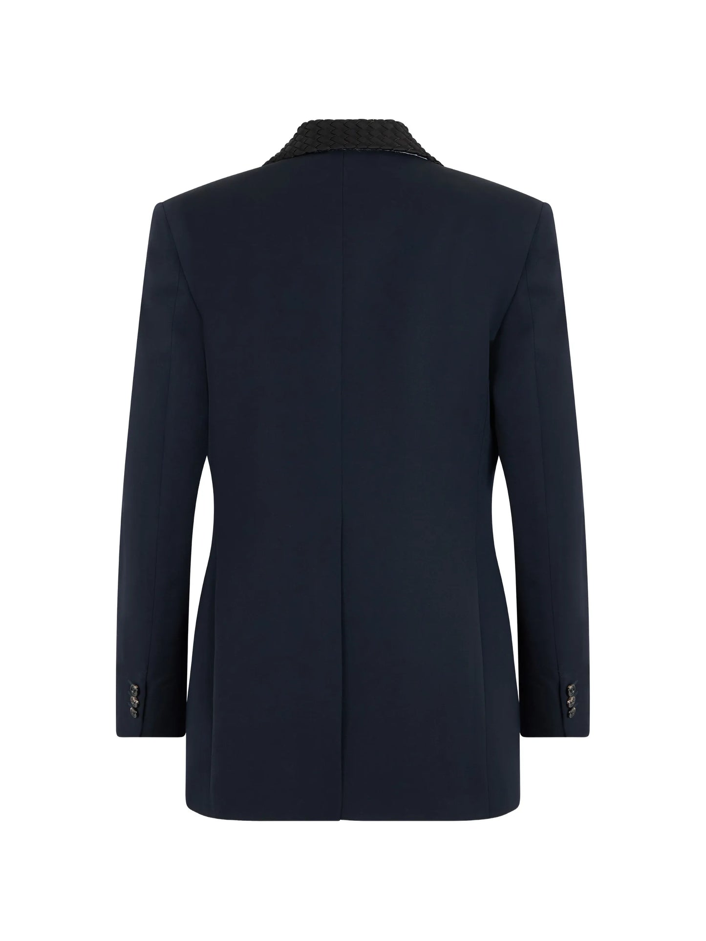 Intrecciato lapel jacket