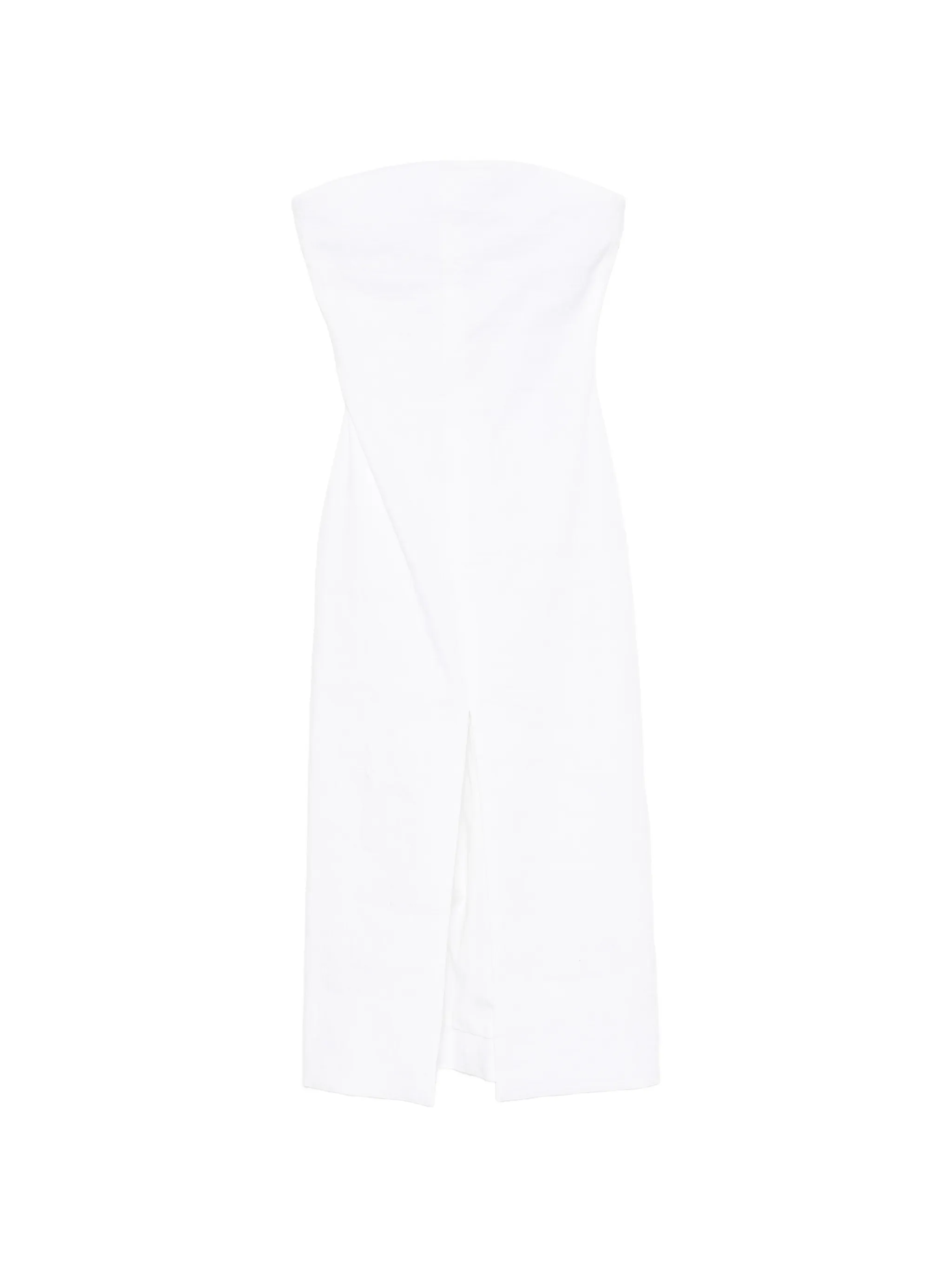 strapless midi dress