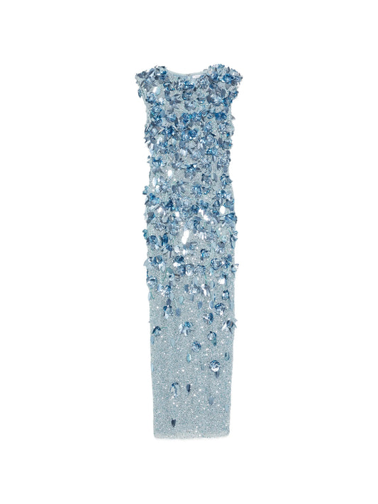 Hugo floral-embellished maxi dress