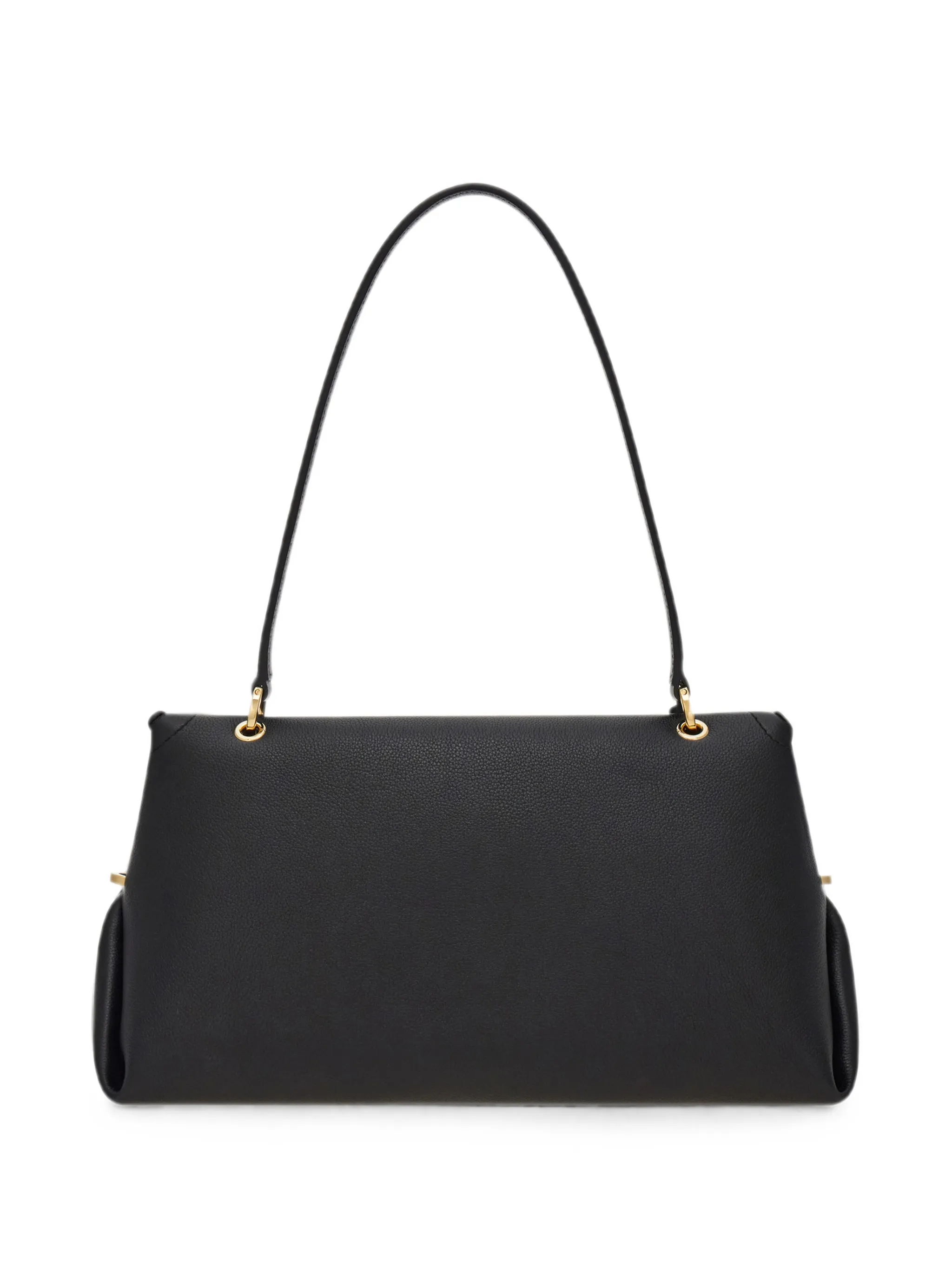 Gancini pebbled-leather shoulder bag