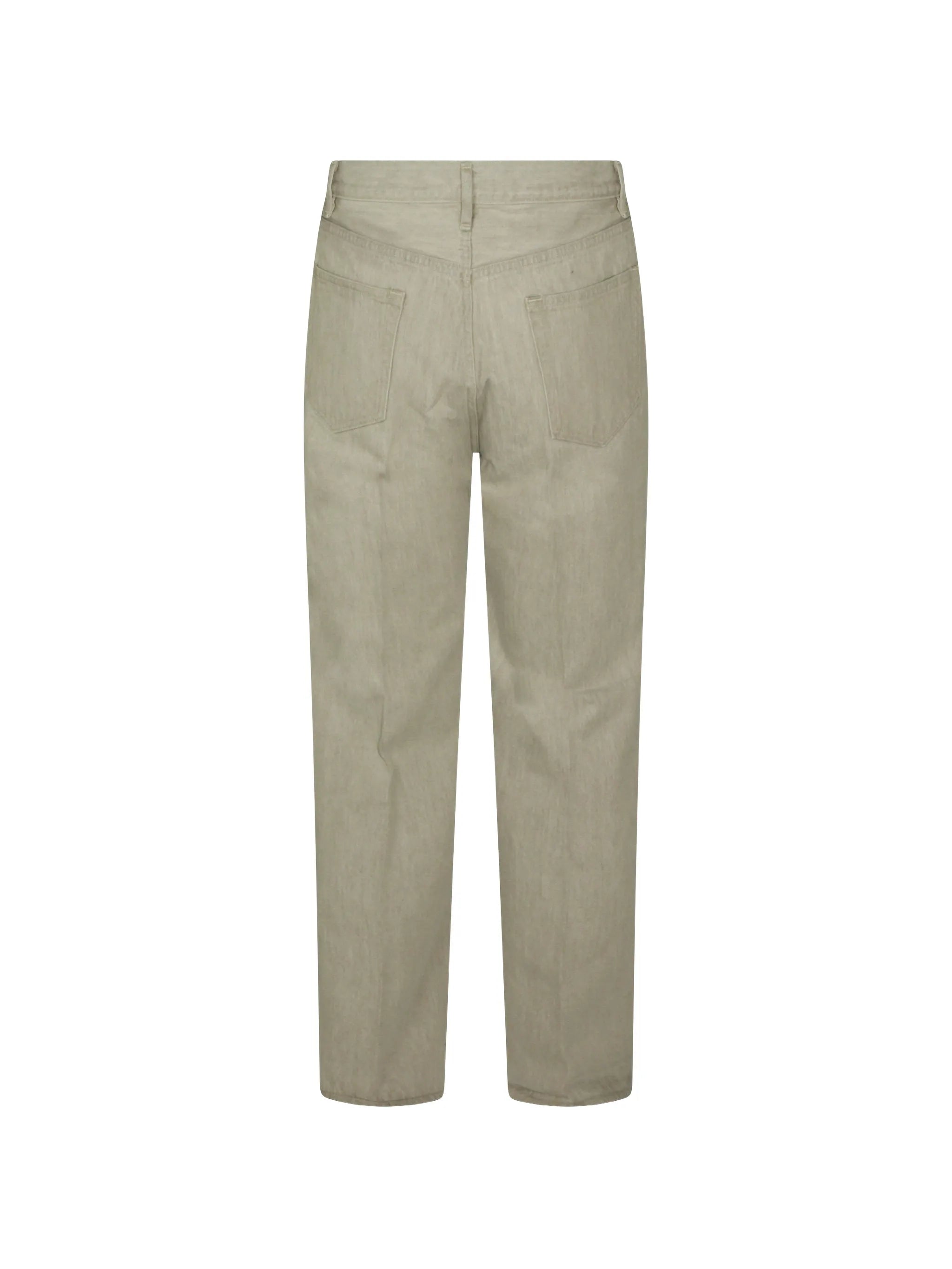 straight-leg jeans