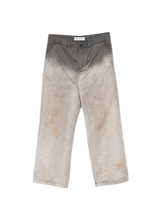 Rig paint-splatter jeans