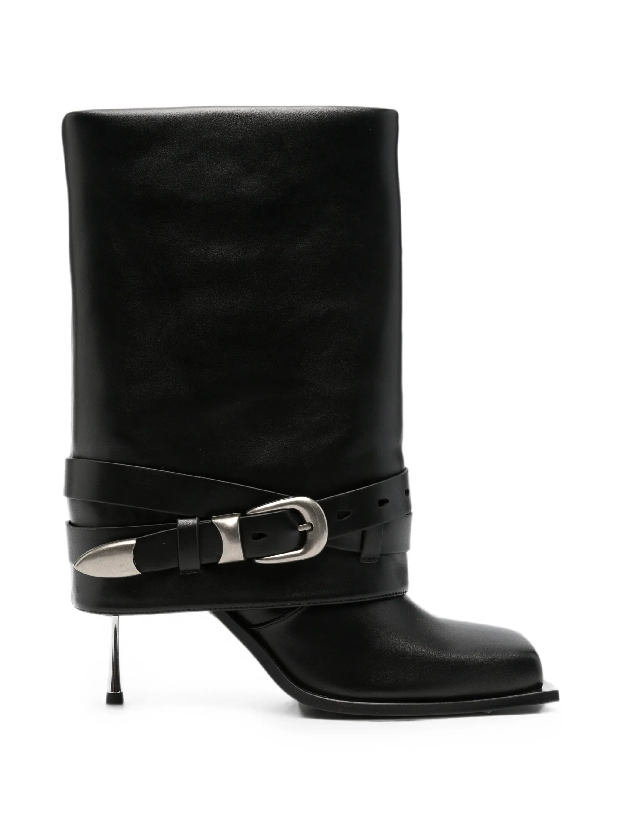Emilia buckled leather boots