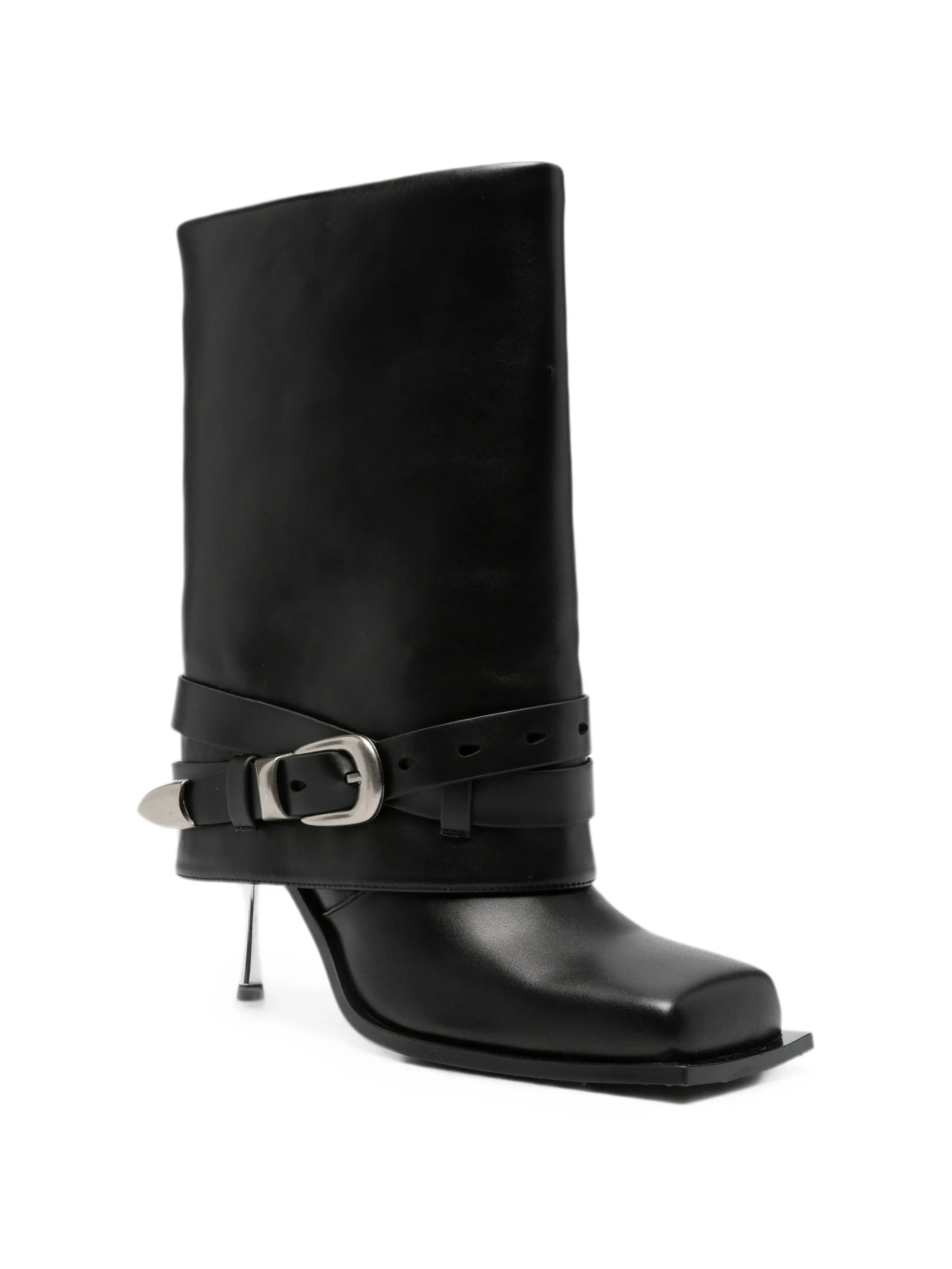 Emilia buckled leather boots