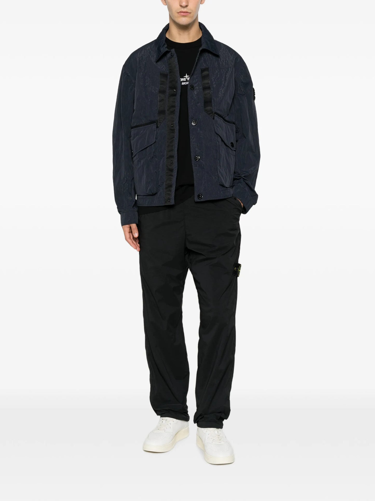 logo-patch jacket