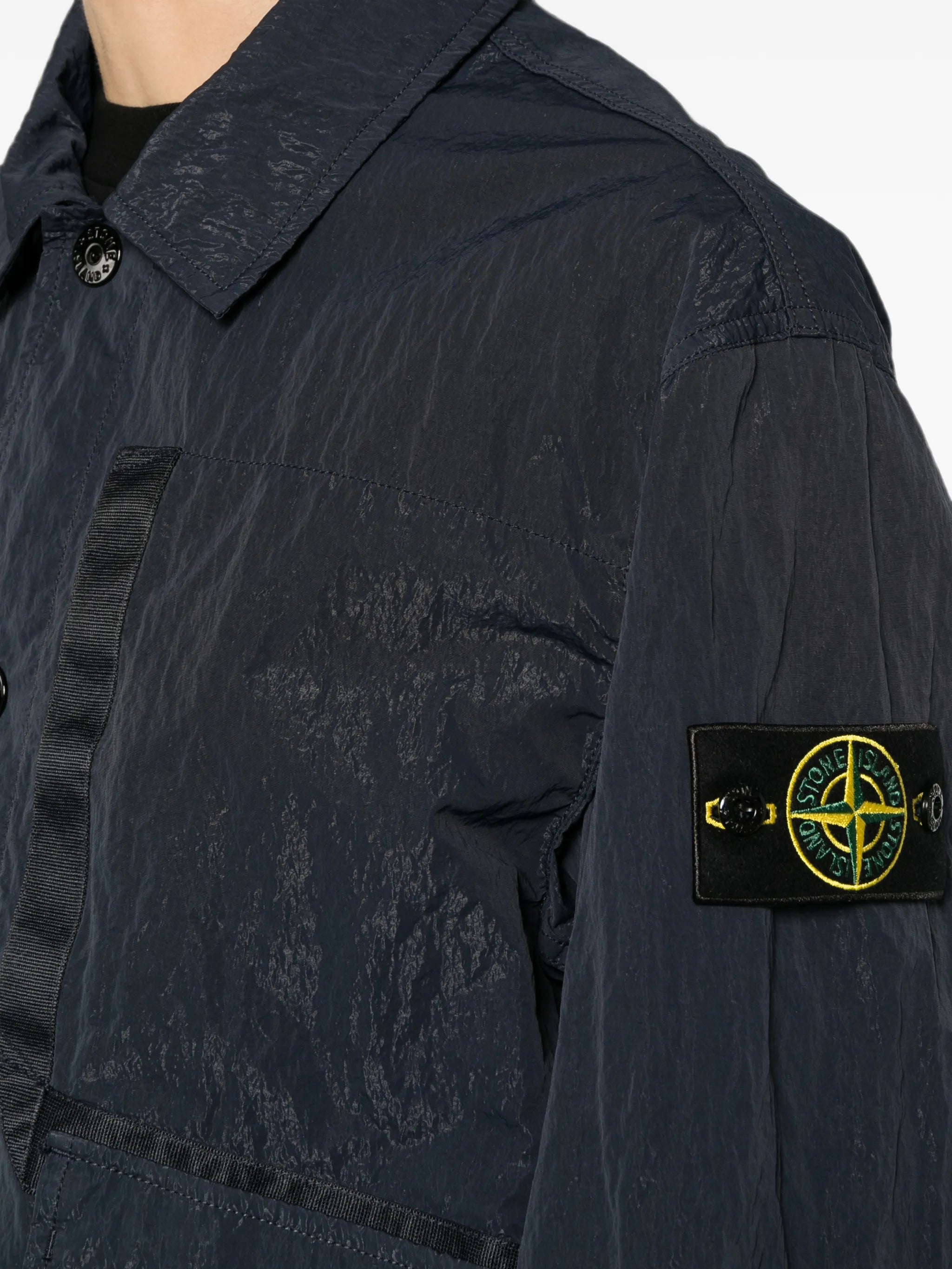 logo-patch jacket
