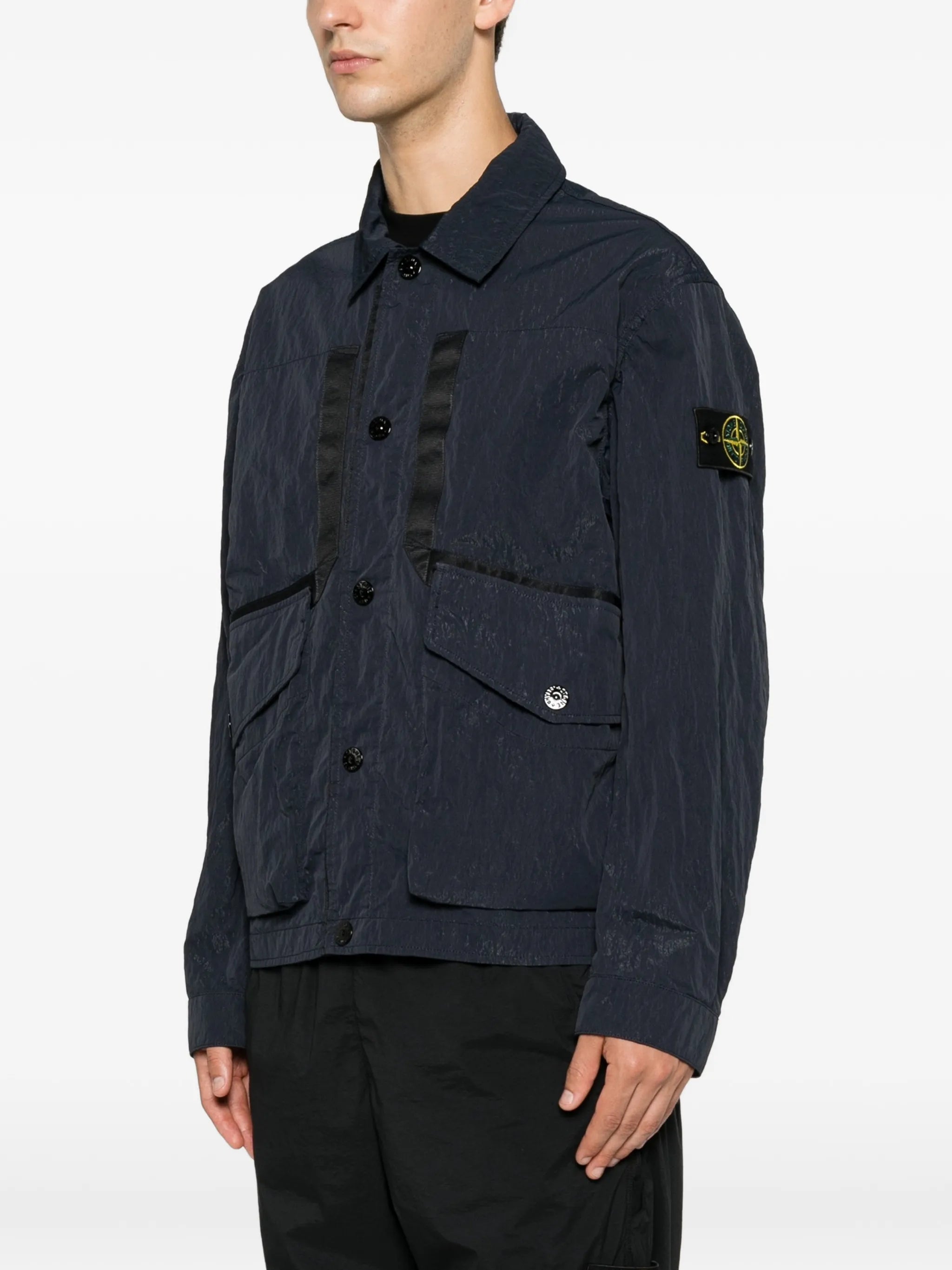 logo-patch jacket