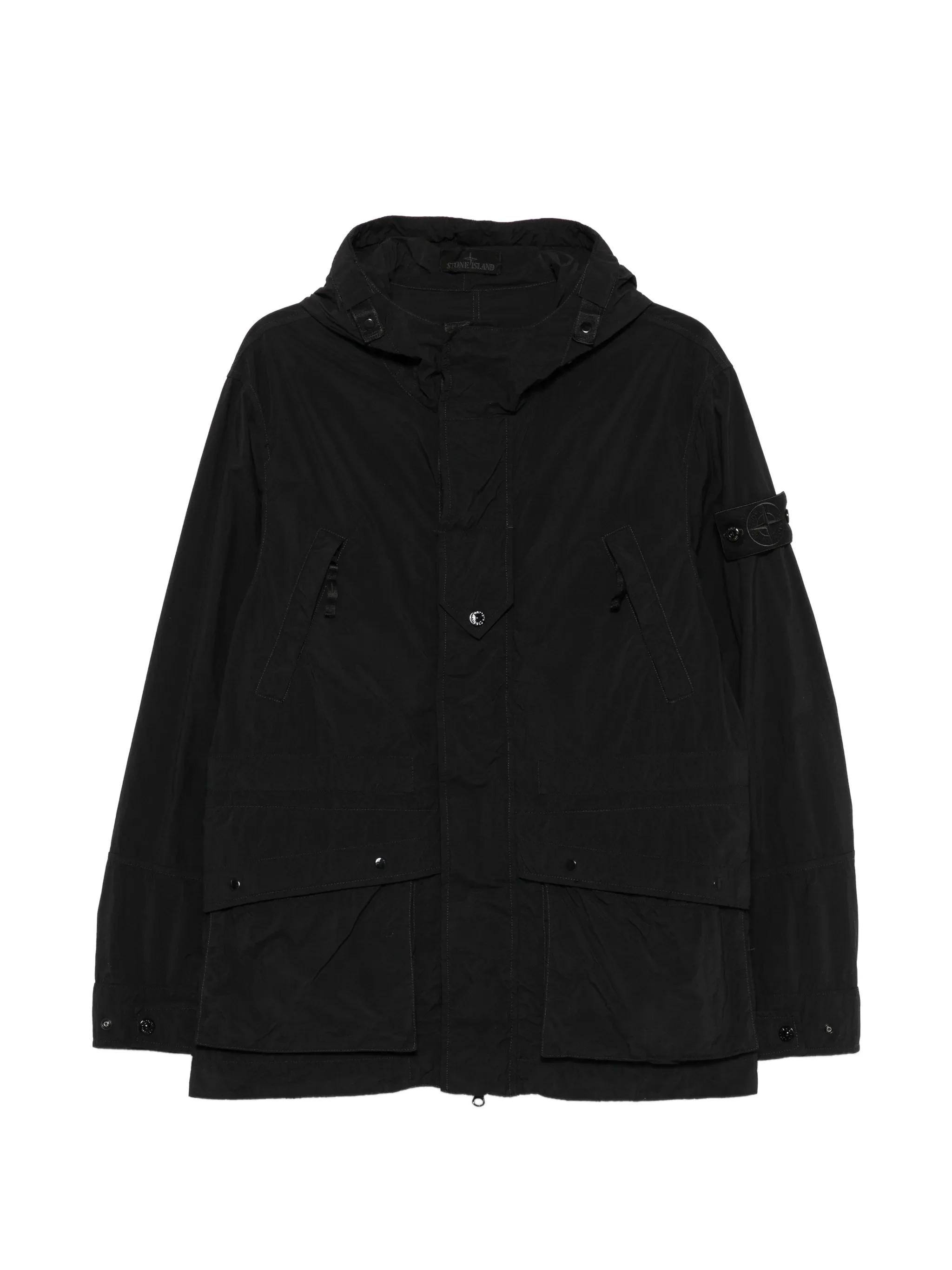 Q100024 nylon smerigliato ghost piece parka
