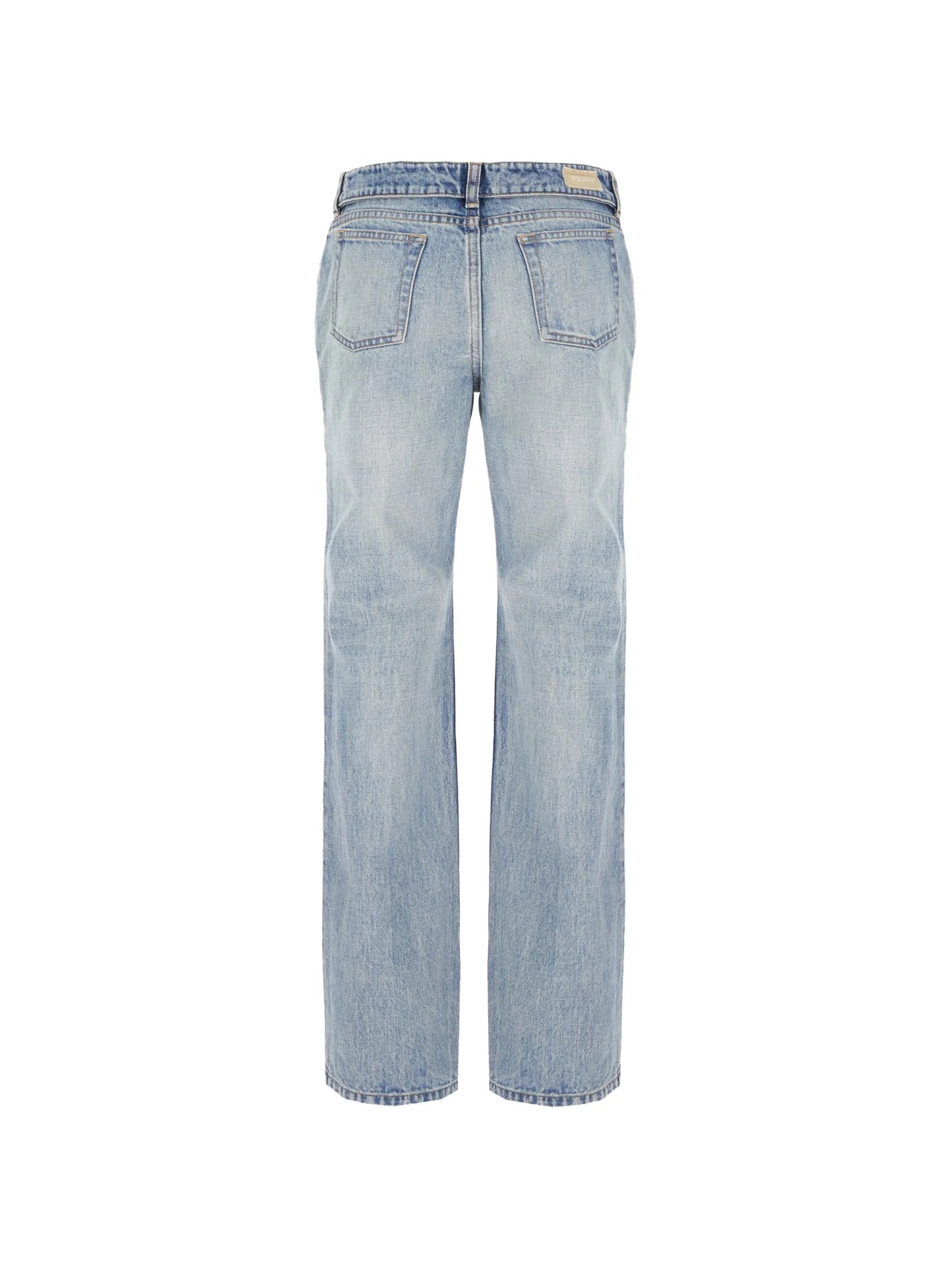 faded-effect jeans